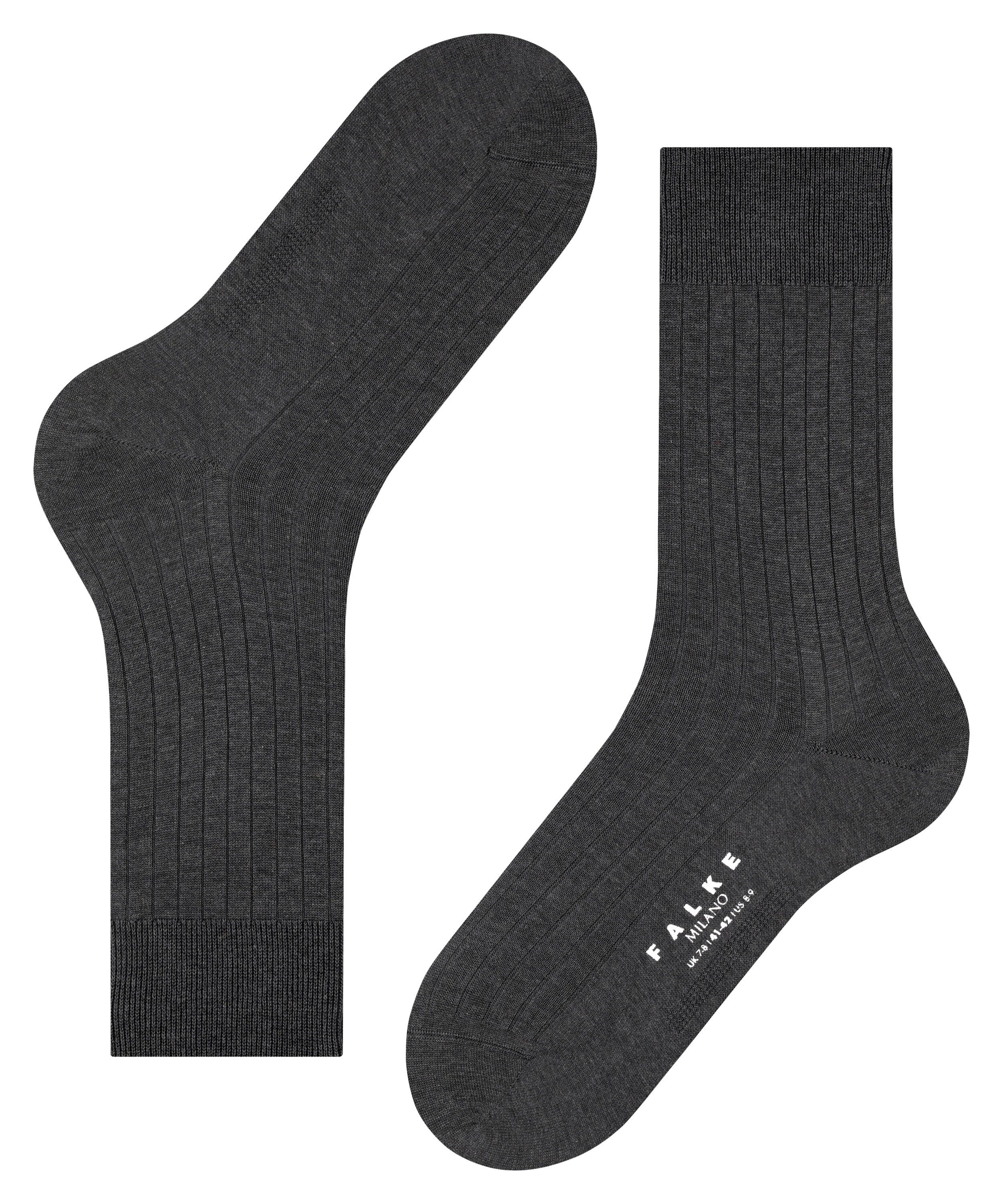 FALKE Socken Milano Socken mit Klimaaktivsohle (1-Paar) mit Klimaaktivsohle