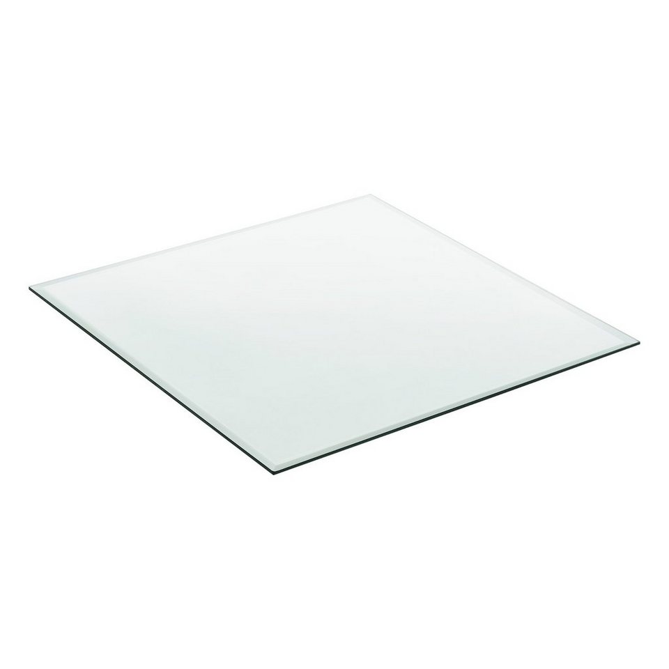 neu.haus Glasplatte 80x80cm Glasscheibe Tischplatte ESG Glas Kaminplatte DIY
