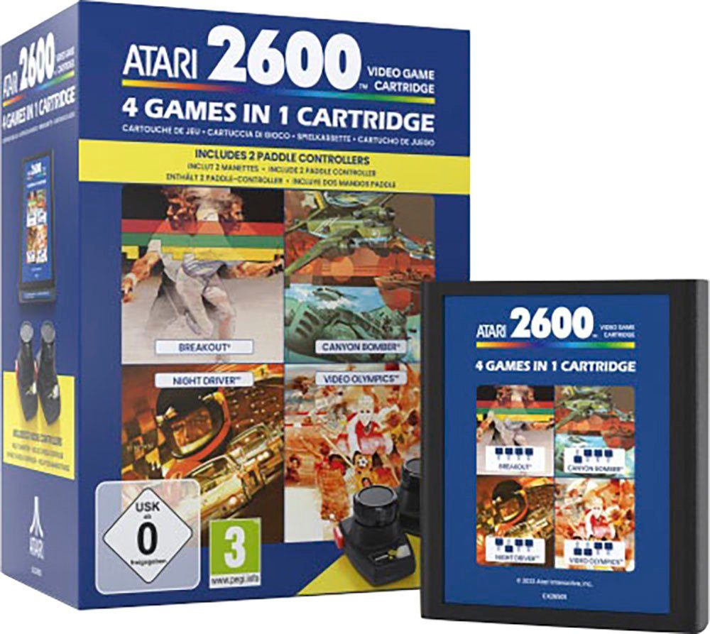 4 in 1 Game Cartridge and Paddle Pack (Atari 2600+ Cartridge) Controller
