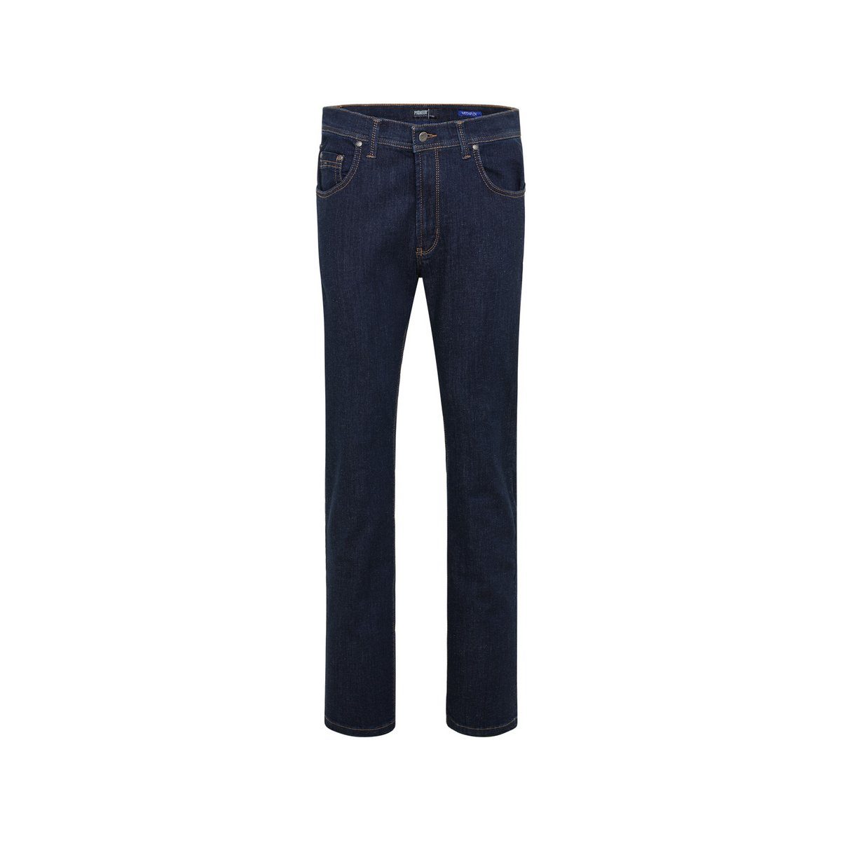 dunkel-blau (1-tlg) Authentic Pioneer 5-Pocket-Jeans Jeans