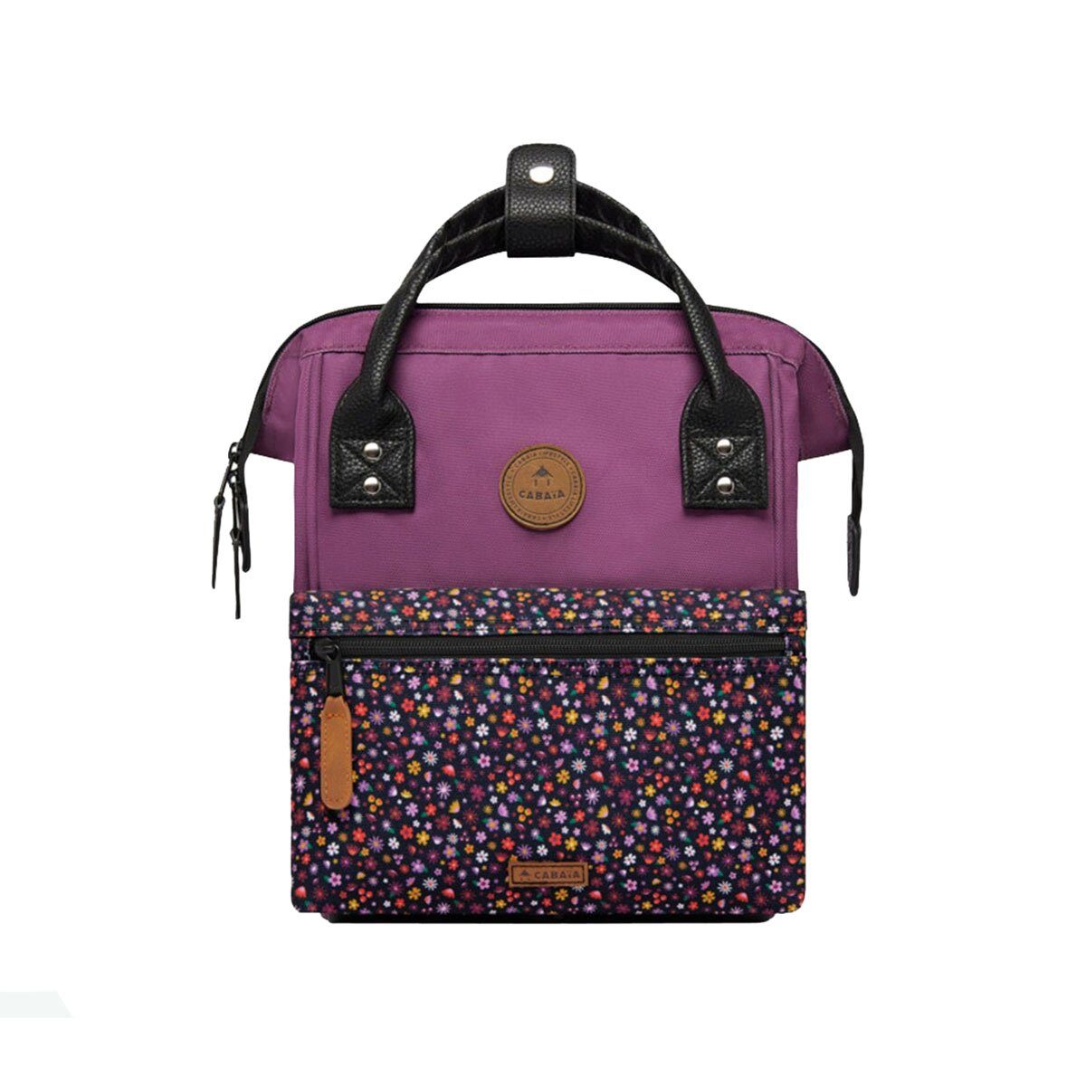 CABAIA Rucksack Adventurer Small Singapour (Set, 3-tlg., inkl. 2 auswechselbaren Vordertaschen), Tagesrucksack mit austauschbaren Vordertaschen