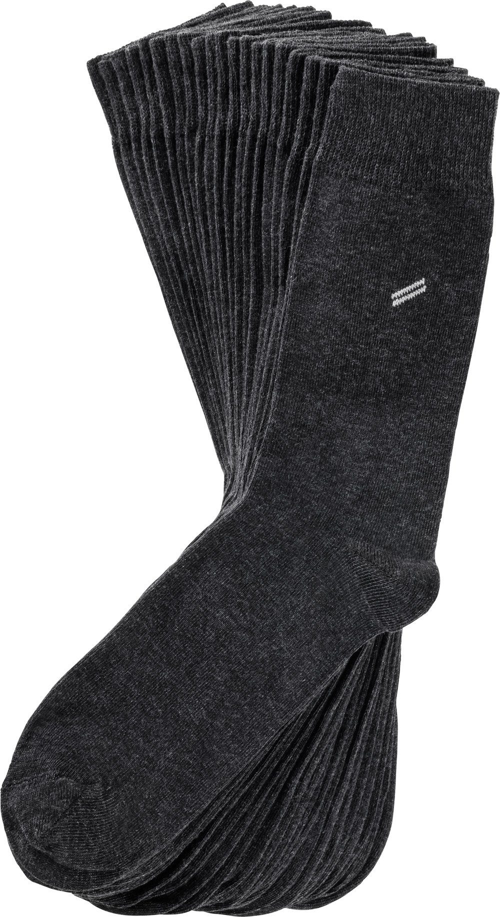 Daniel Hechter Businesssocken (Packung, 10er Pack) mit hohem Baumwollanteil anthrazit