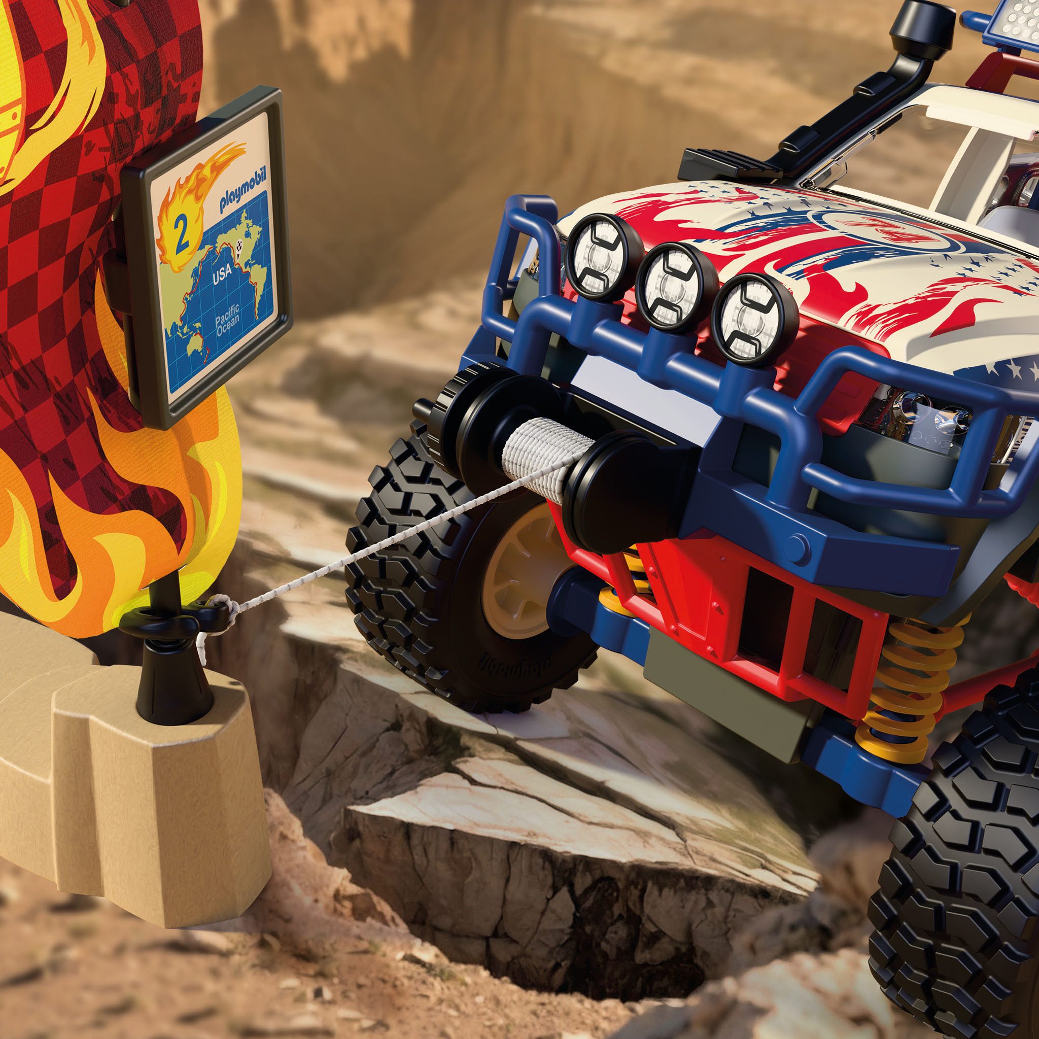 Playmobil® Offroad Truck (72061), City Action Konstruktions-Spielset, (73 St), Made in Europe – Bild 4 von 5