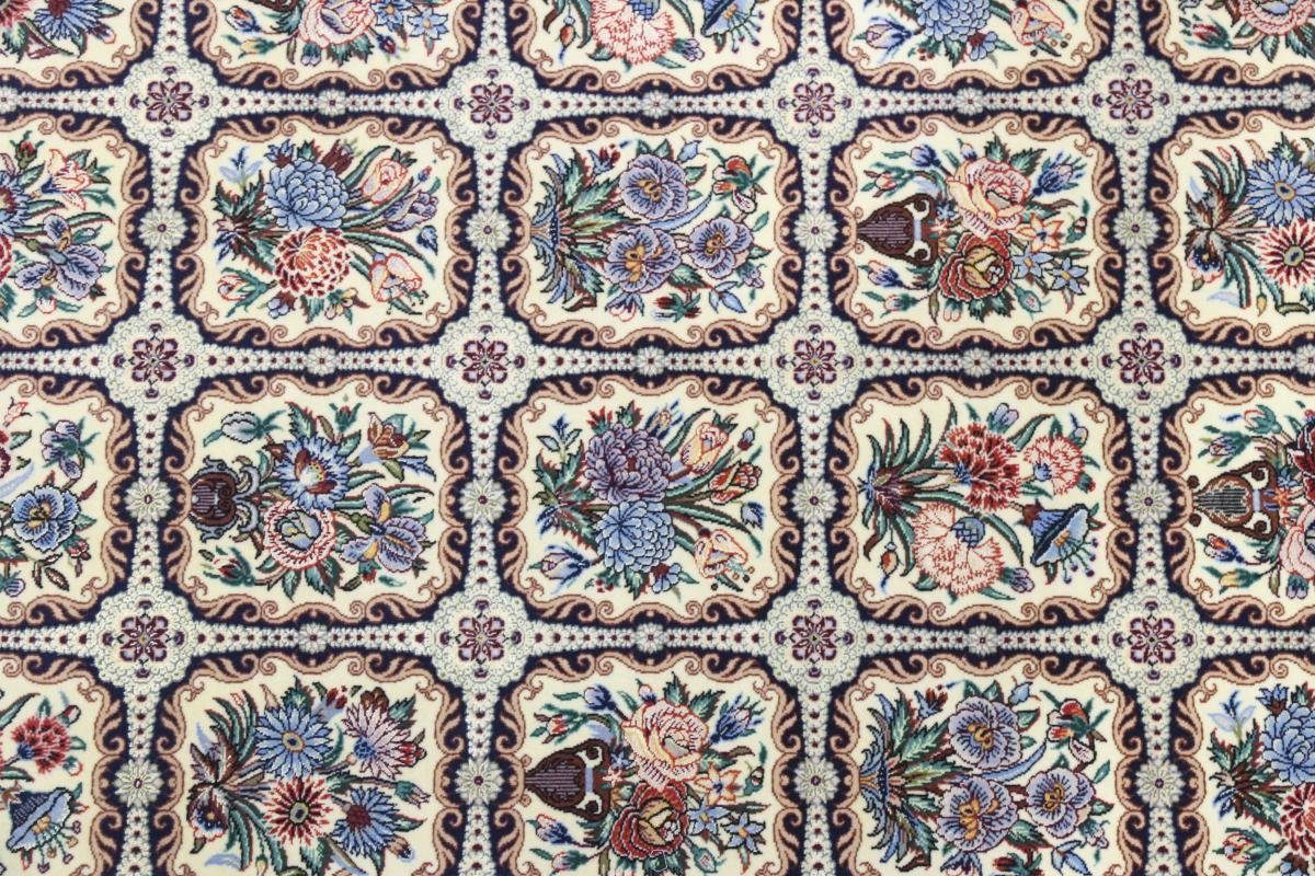 Orientteppich Isfahan Signiert Nain Seidenkette mm Handgeknüpfter 131x190 Höhe: 6 Orientteppich, rechteckig, Trading
