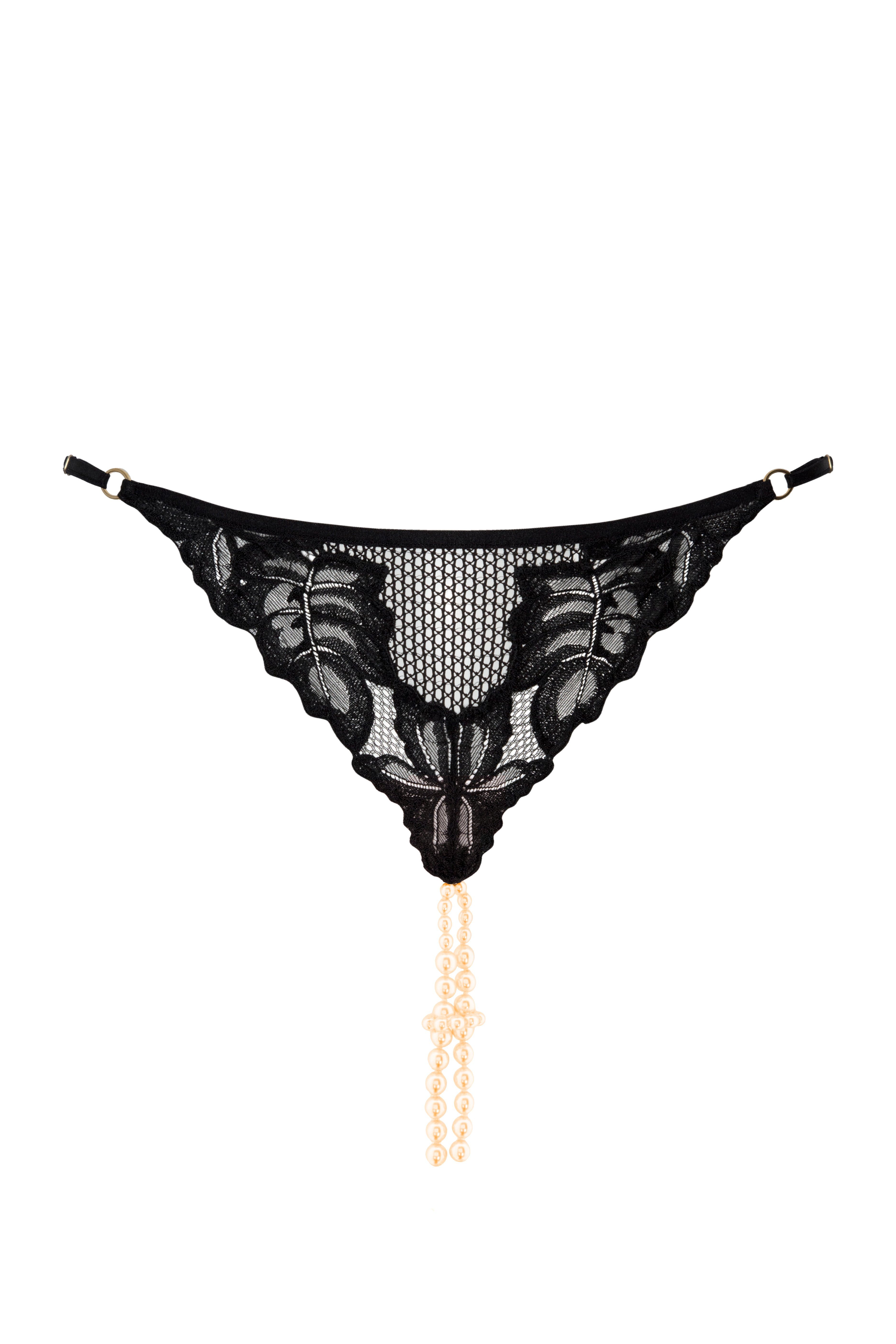 Bracli G-String BRACLI LONDON G-String mit Perlenkette