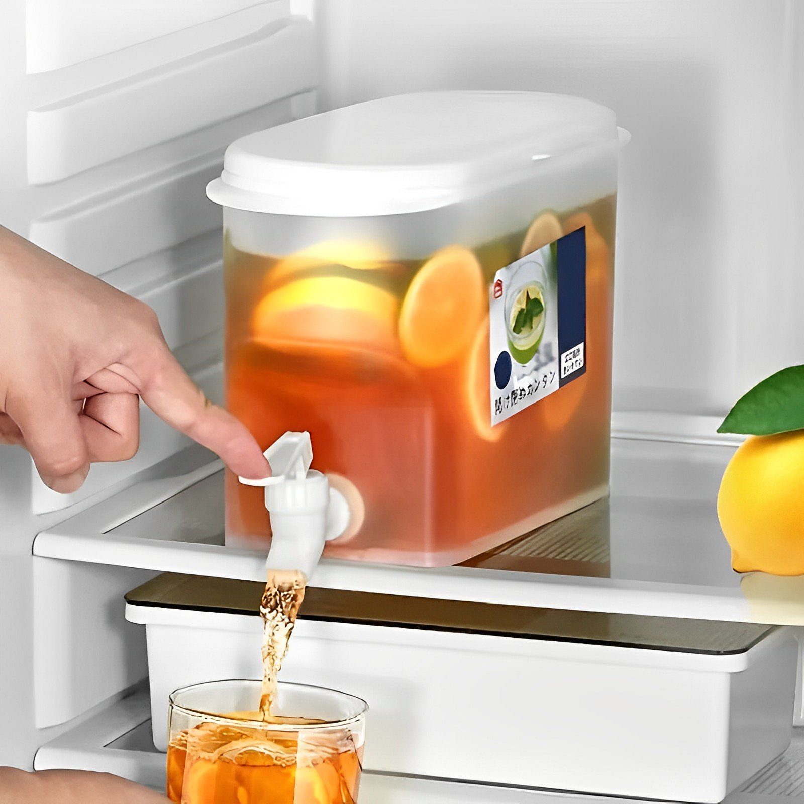 Kühlschrank-Getränkespender 3 Liter Getränkeportionierer Dispenser