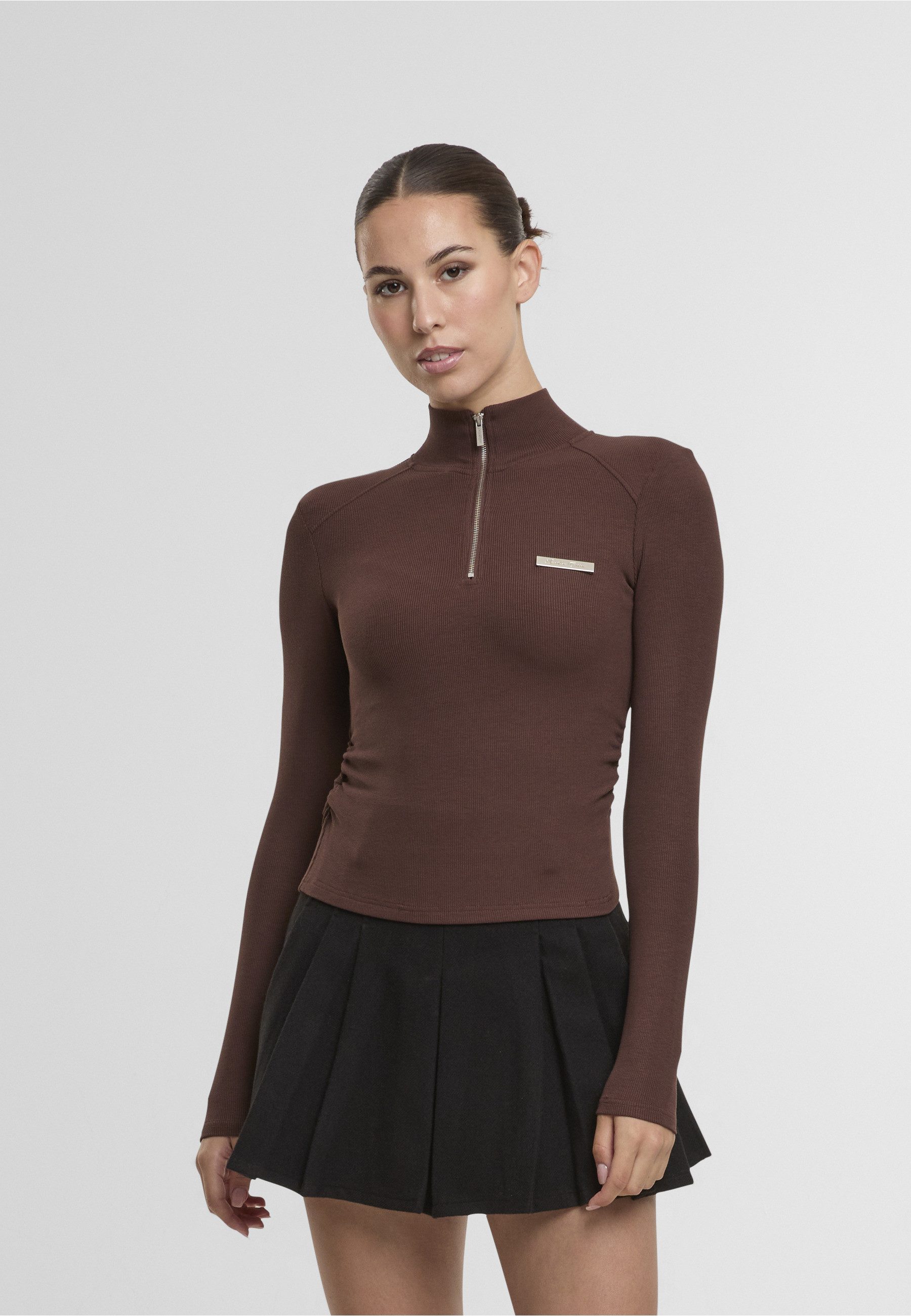 Another Cotton Lab Sweater Another Cotton Lab Another Cropped Rib Half Zip