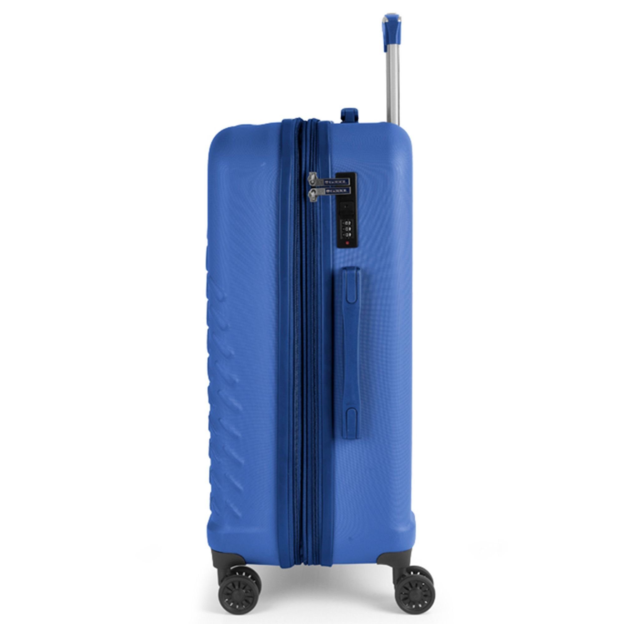 ABS 4 Gabol blau Journey, Hartschalen-Trolley Rollen,