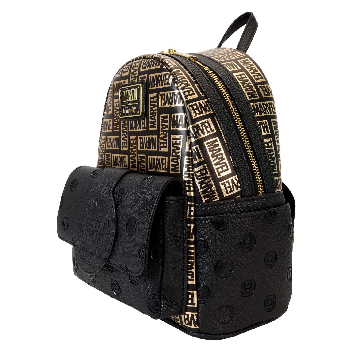 Loungefly Minirucksack Marvel by Loungefly Mini Rucksack Logo 1 tlg hochwertig