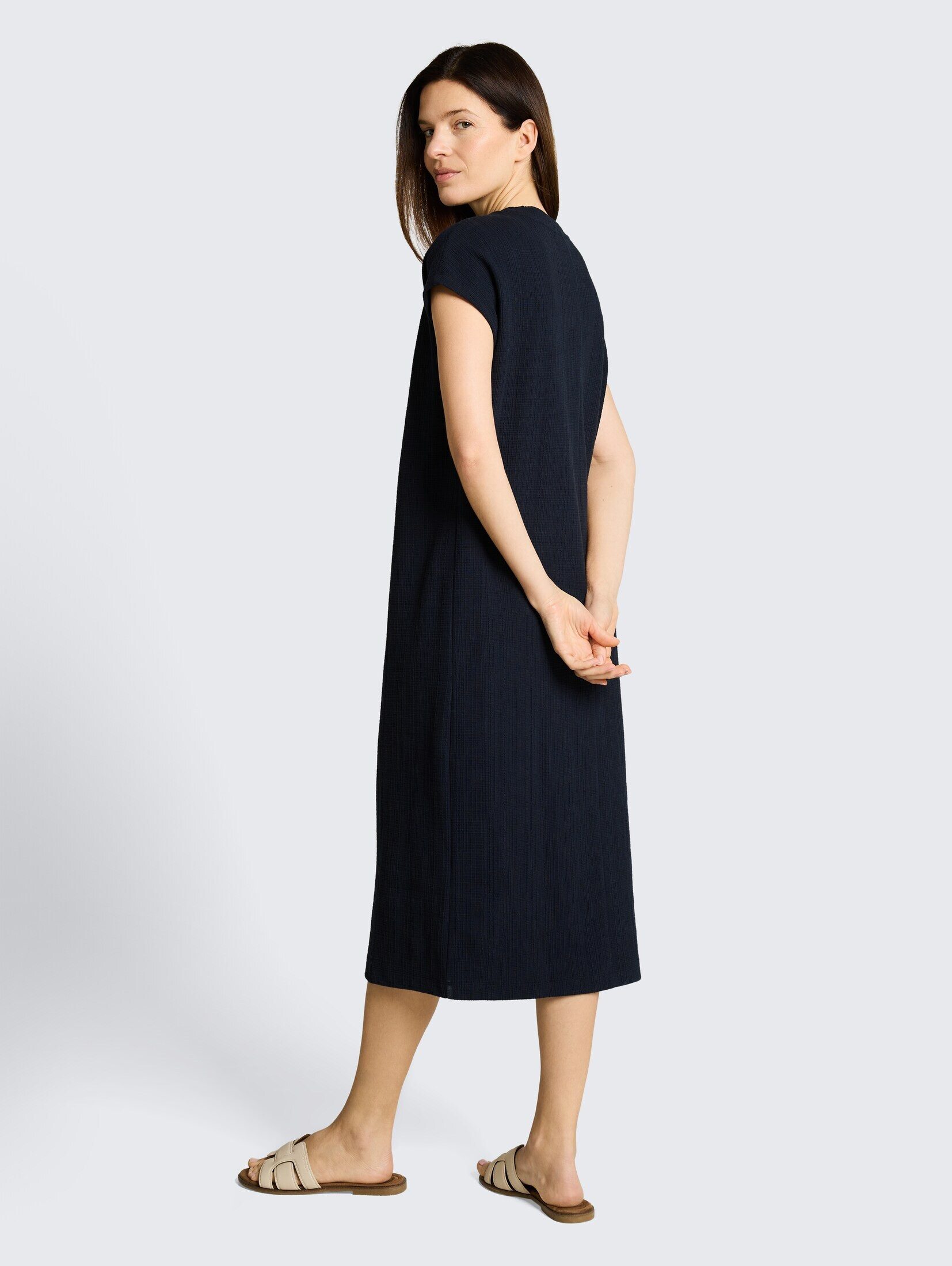 TOM TAILOR Midikleid Kleider & Jumpsuits Loose Fit Midi-Kleid