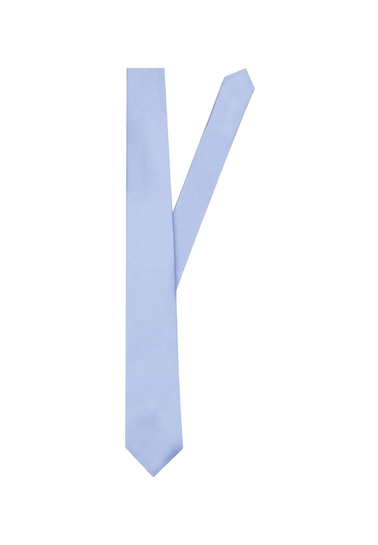 seidensticker Krawatte Schwarze Rose Breit (7cm) Uni Blau