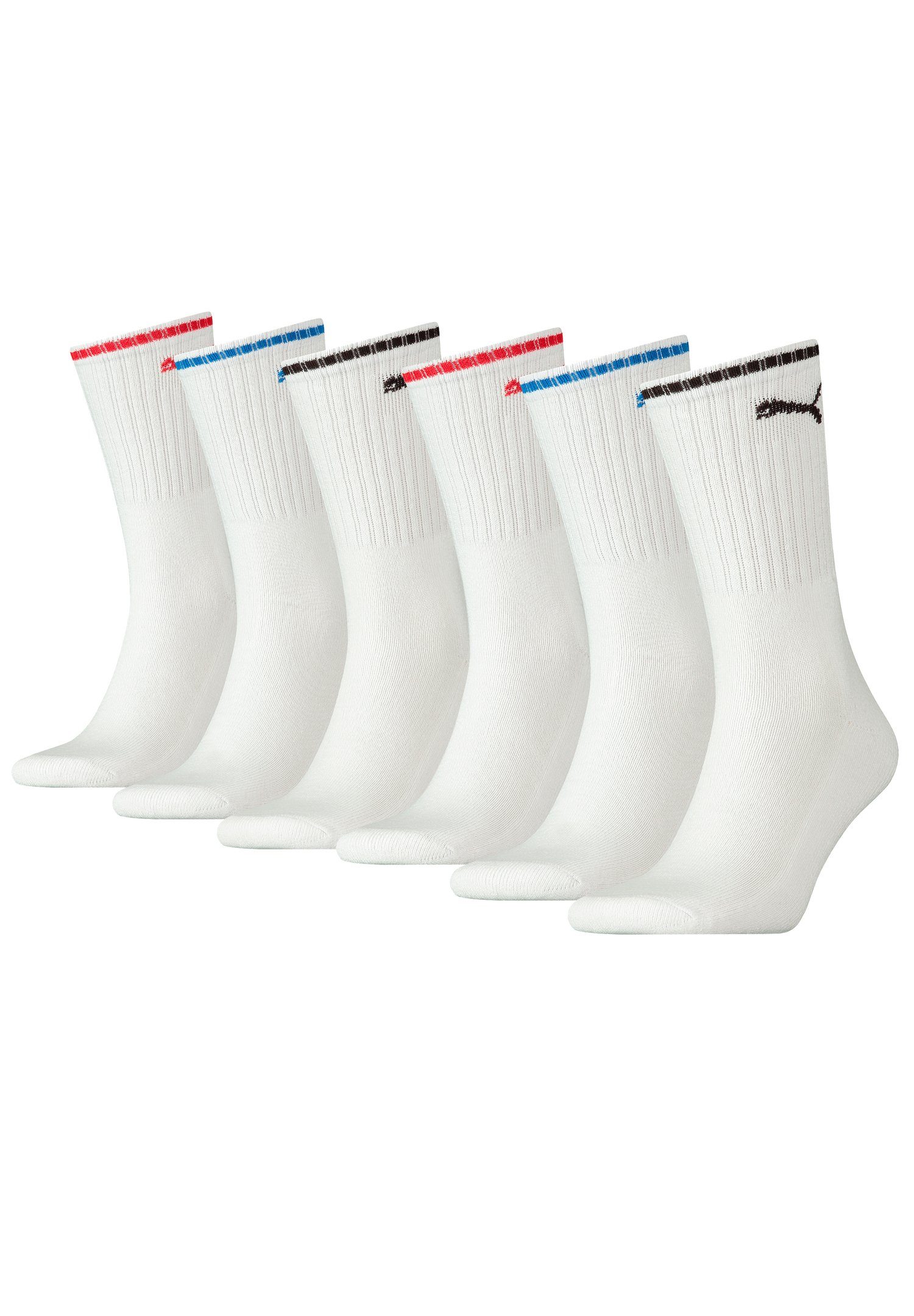 PUMA Socken CREW SOCK STRIPE 6 Paar (Spar-Pack, 6-Paar, 6er-Pack) günstig online kaufen