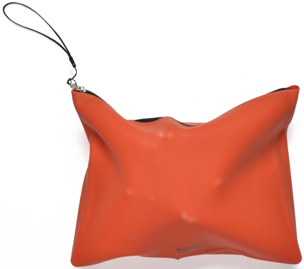 Thumbnail - FOLDERSYS Prospekthülle Reißverschlusstasche Phat Bag A5 Silikon rot.