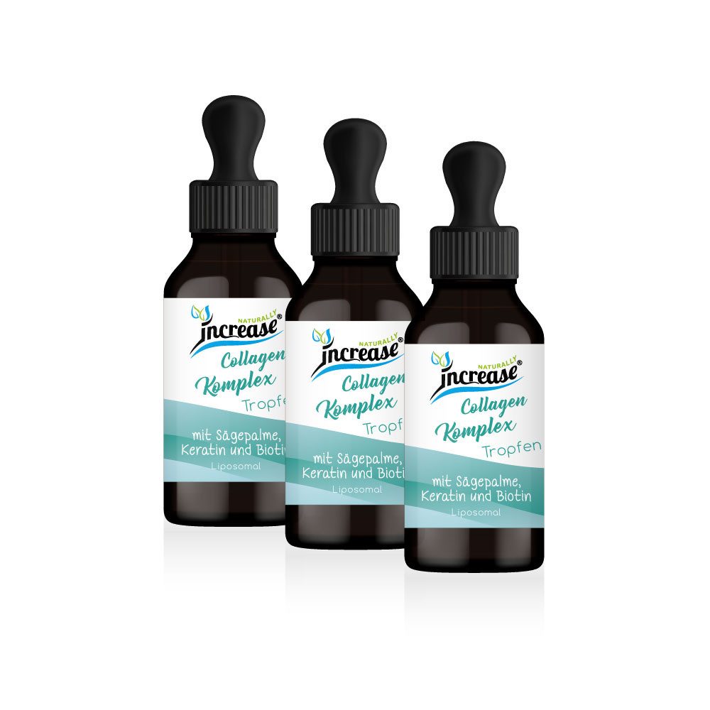 increase NATURALLY Nimm 3, zahl 2 Aktion Liposomales Collagen - 5000mg Collagen pro Tag Tropfen, 180 ml