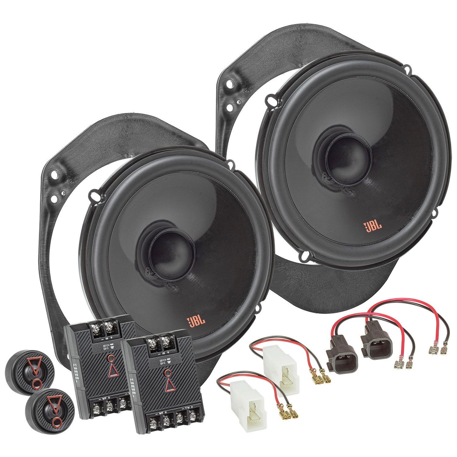 tomzz Audio JBL Stage3 607CF Set passt für Ford Fiesta KA Focus Mondeo 165mm Compo Auto-Lautsprecher