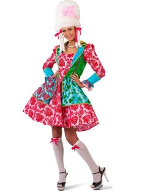 Funny Fashion Kostüm Barock Kostüm 'Catarina' für Damen - Türkis Pink