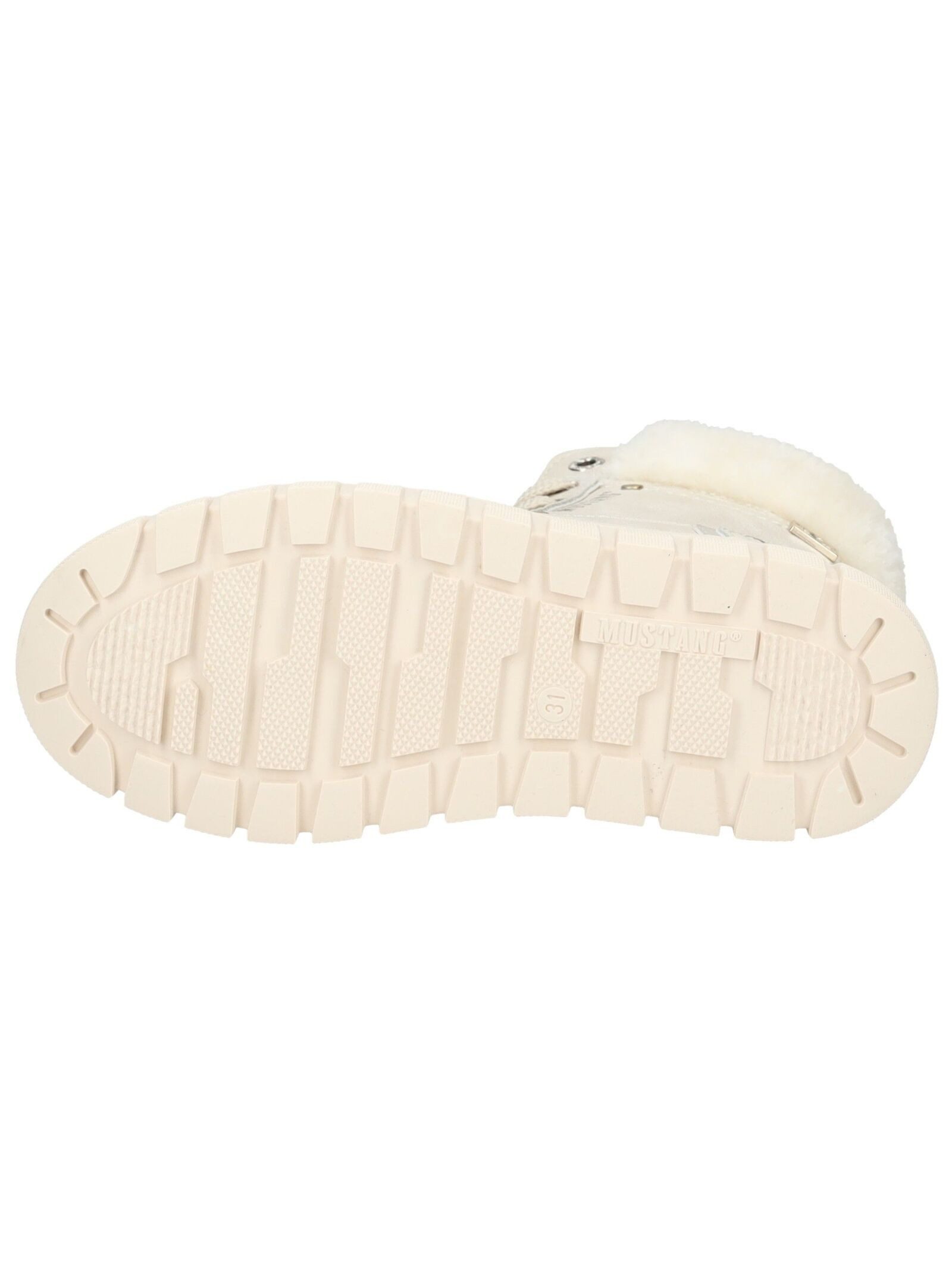 MUSTANG Stiefelette Lederimitat/Textil . Schnürstiefelette