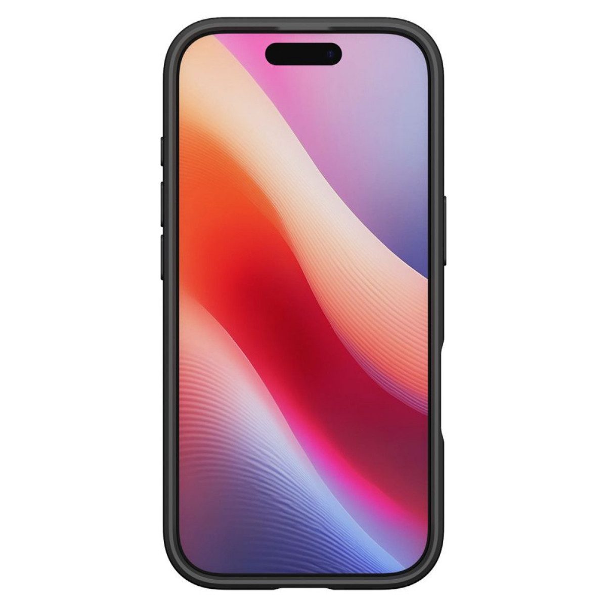 Spigen Handyhülle Ultra Hybrid Case Matt Schwarz Kompatibel mit iPhone 17 6,1, Hybridhülle mit stoßdämpfendem Rahmen und reduzierter Spiegelung