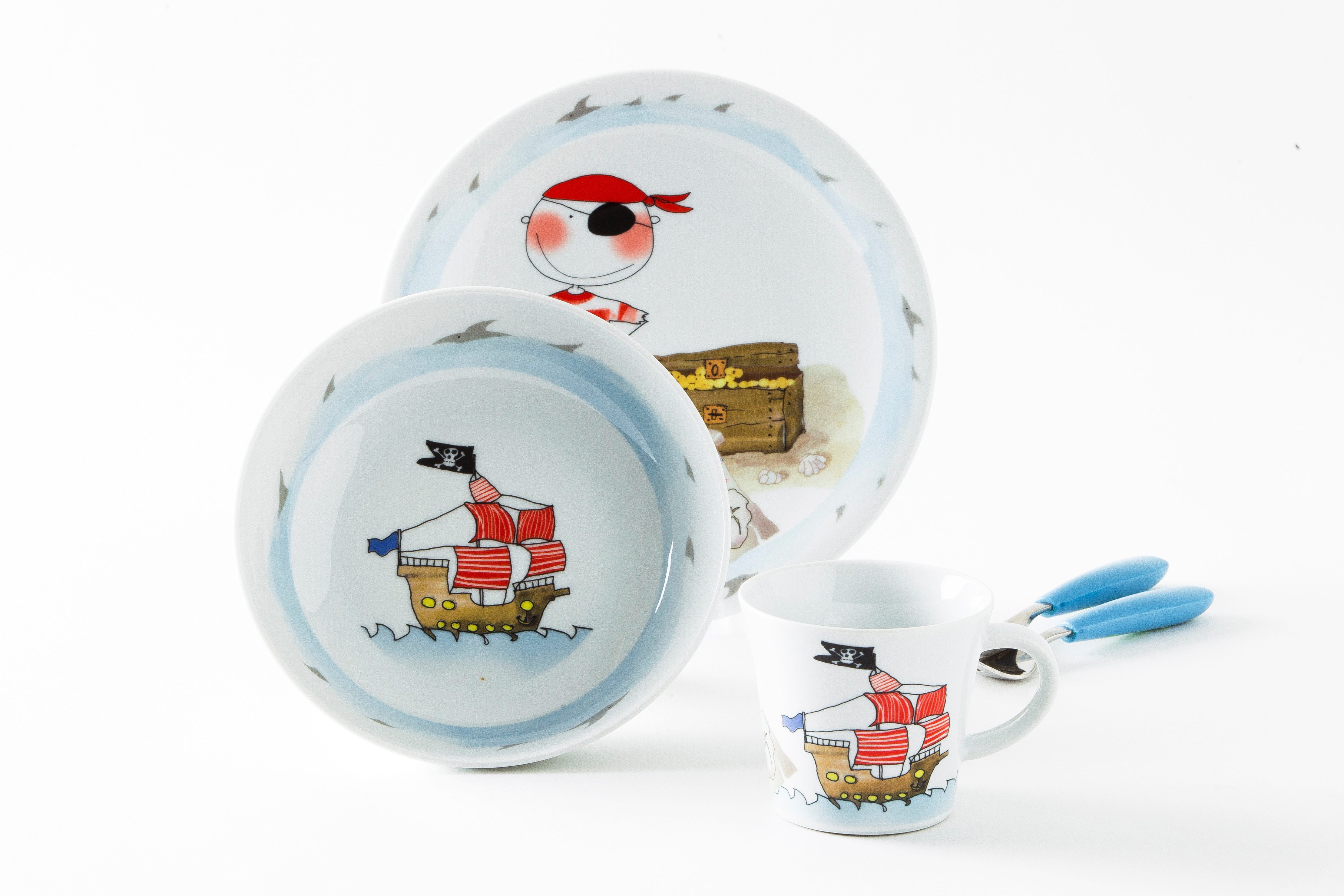 KAHLA Frühstücksteller Kids Kinderteller 21,5 cm, (1 St), spülmaschinenfest, mikrowellenfest, stapelbar, Made in Germany