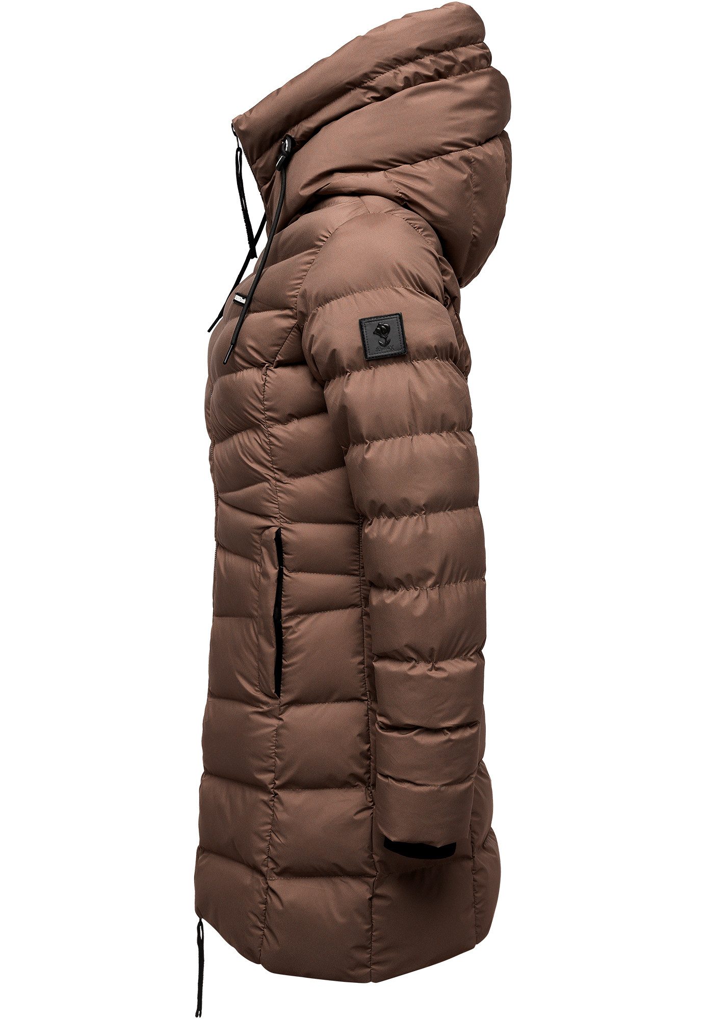 REPUBLIX Winterjacke CECELIA Damen Gefütterte Winter Jacke Mantel Parka mit großer Kapuze