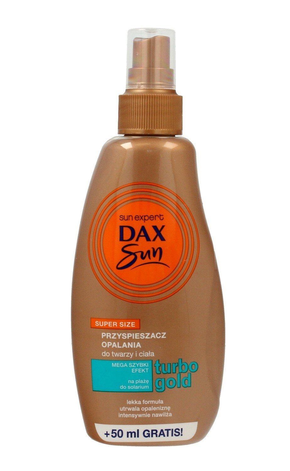 Dax Sonnenschutzspray Dax Sun Sun Accelerator für Gesicht und Körper Turbo Gold