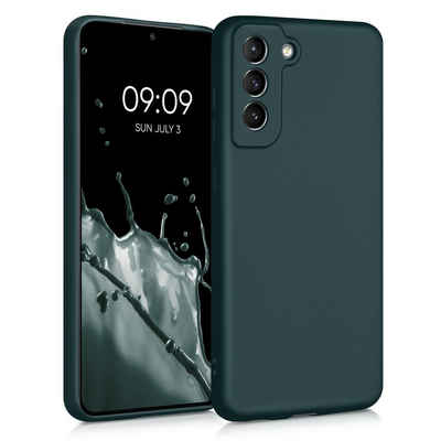 kwmobile Handyhülle Case für Samsung Galaxy S21 FE, Hülle Silikon metallisch schimmernd - Handyhülle Cover