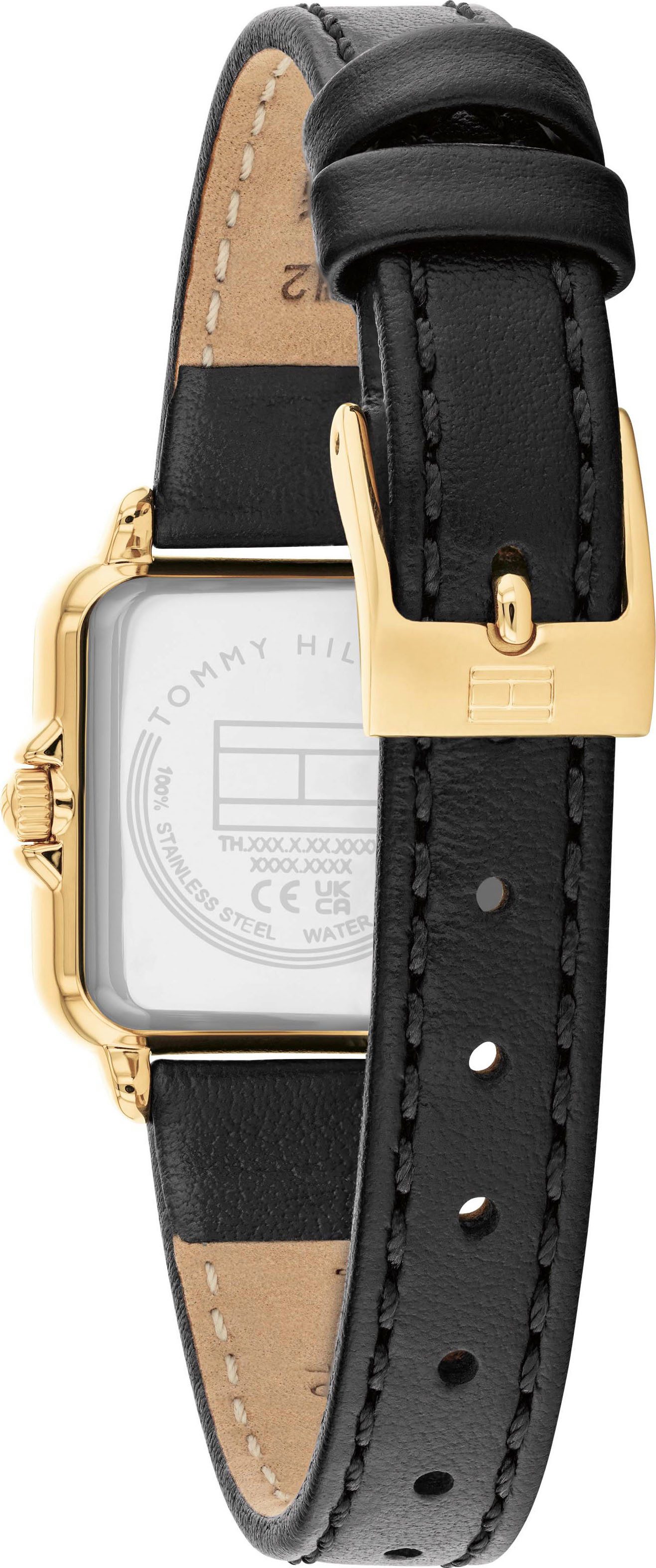 Tommy Hilfiger Quarzuhr MIA 1782835, Armbanduhr, Damenuhr, Lederarmband, analog