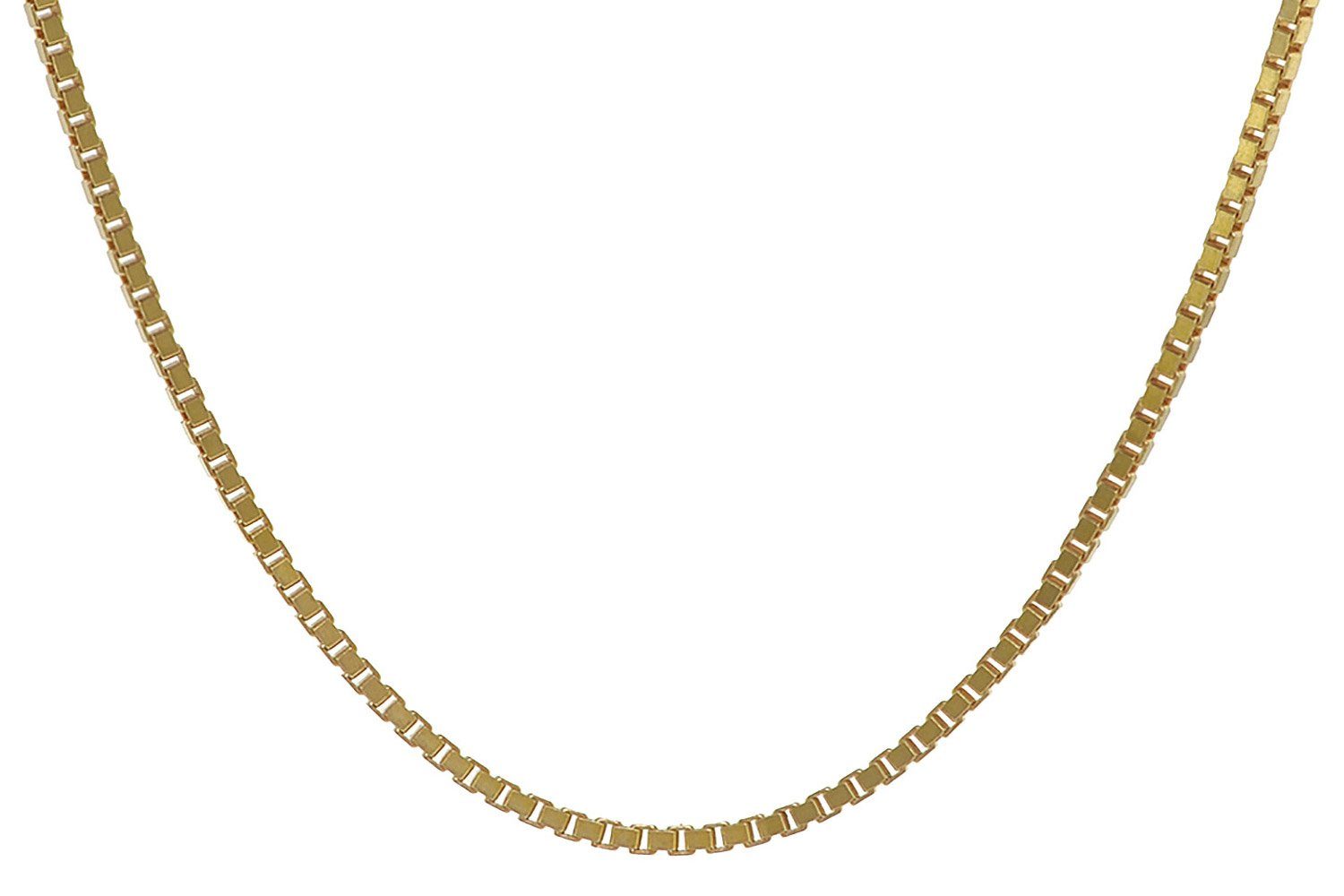 trendor 585 vergoldeter Silberkette Rubin mit Engel K / Kette mit Anhänger Gold 14 Taufring
