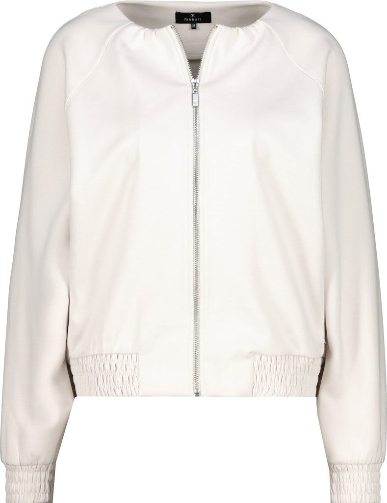 Monari Outdoorjacke Jacke mit gesmokten Ärmelbündchen günstig online kaufen