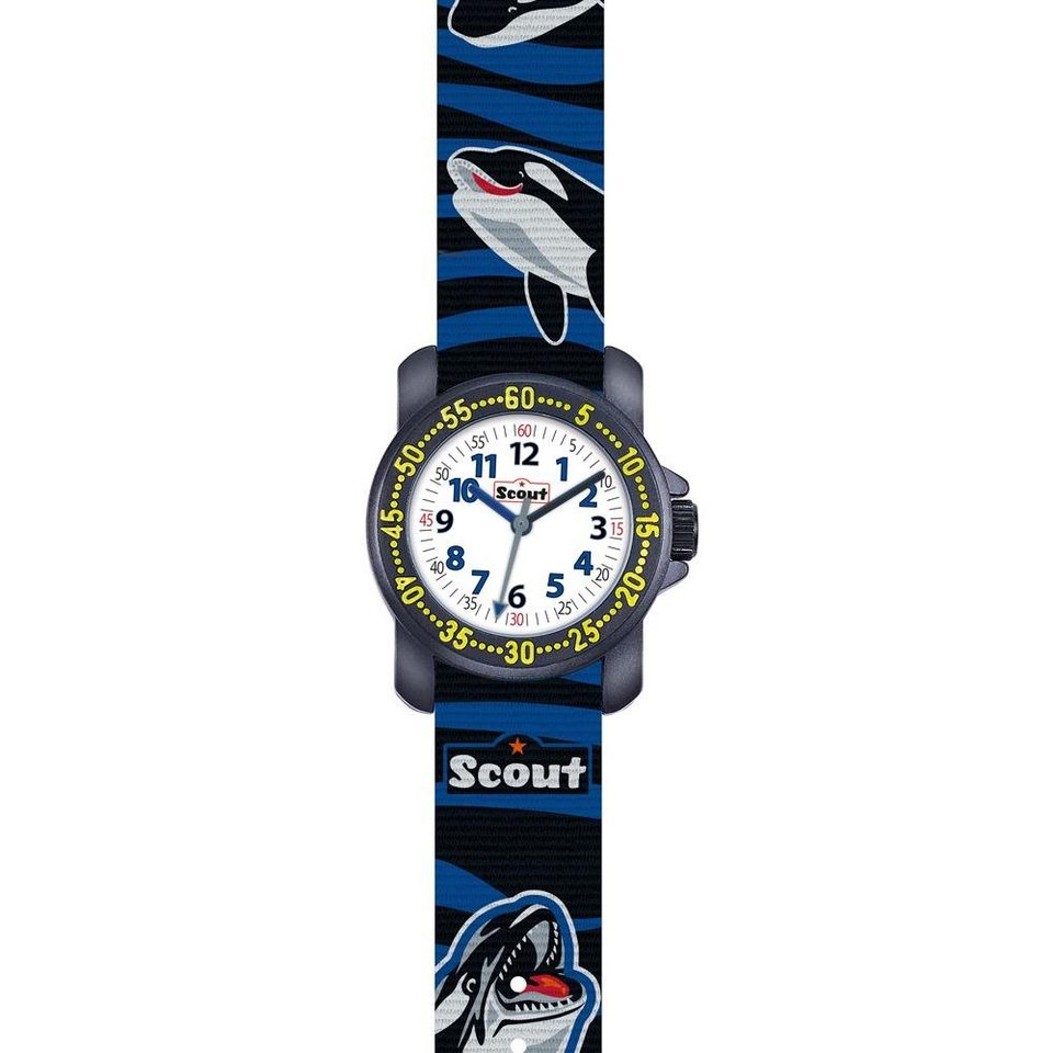 Scout Quarzuhr Scout Jungen Analog Quarz Uhr mit Textil Armband
