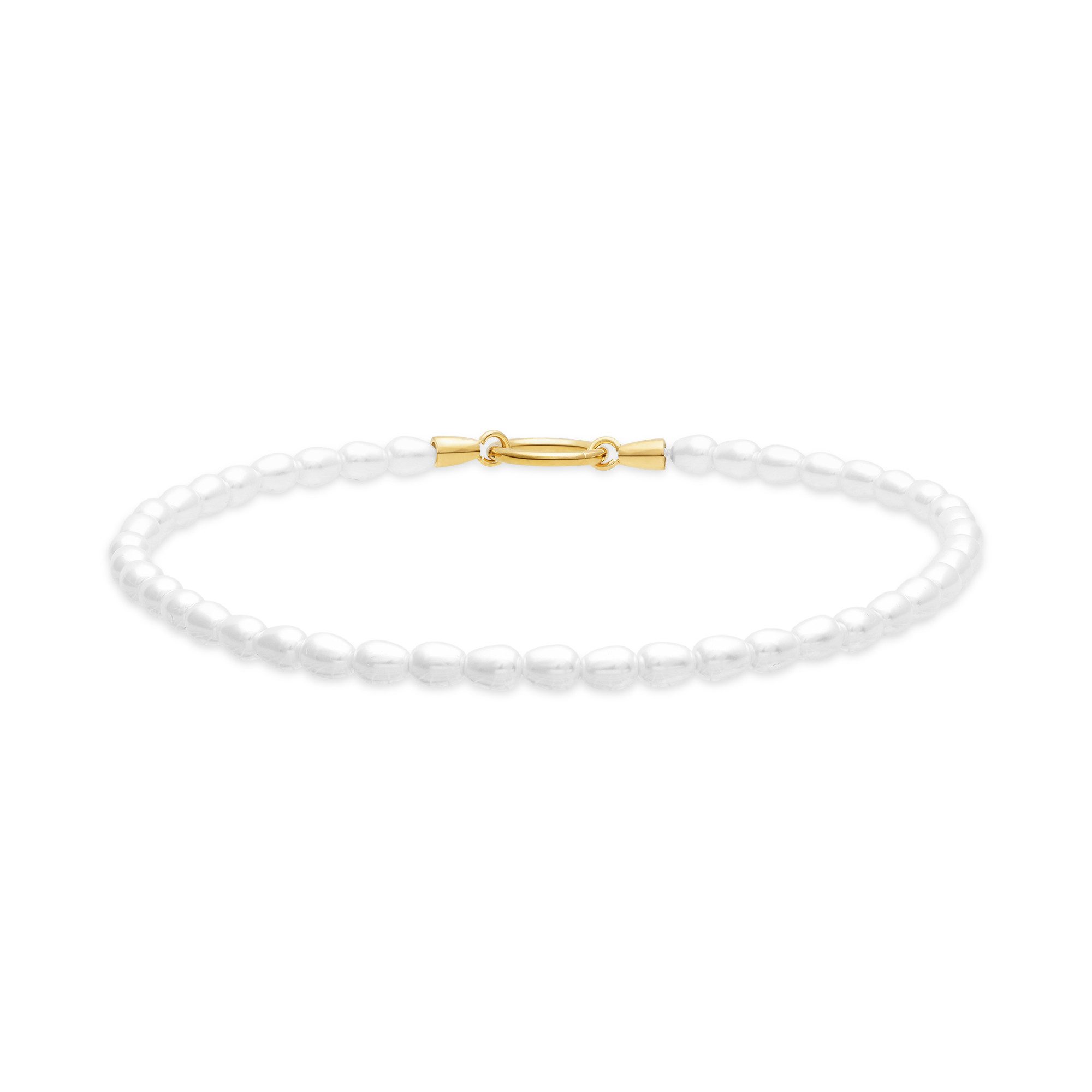 Tamaris Fußkette Pearl Charms, mit Glasperle