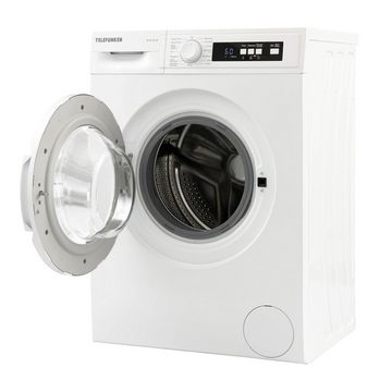 Telefunken Waschmaschine W-01-52-W, 5 kg, 1000 U/min, Mit Mengenautomatik und Überlaufschutz, 15 Programme