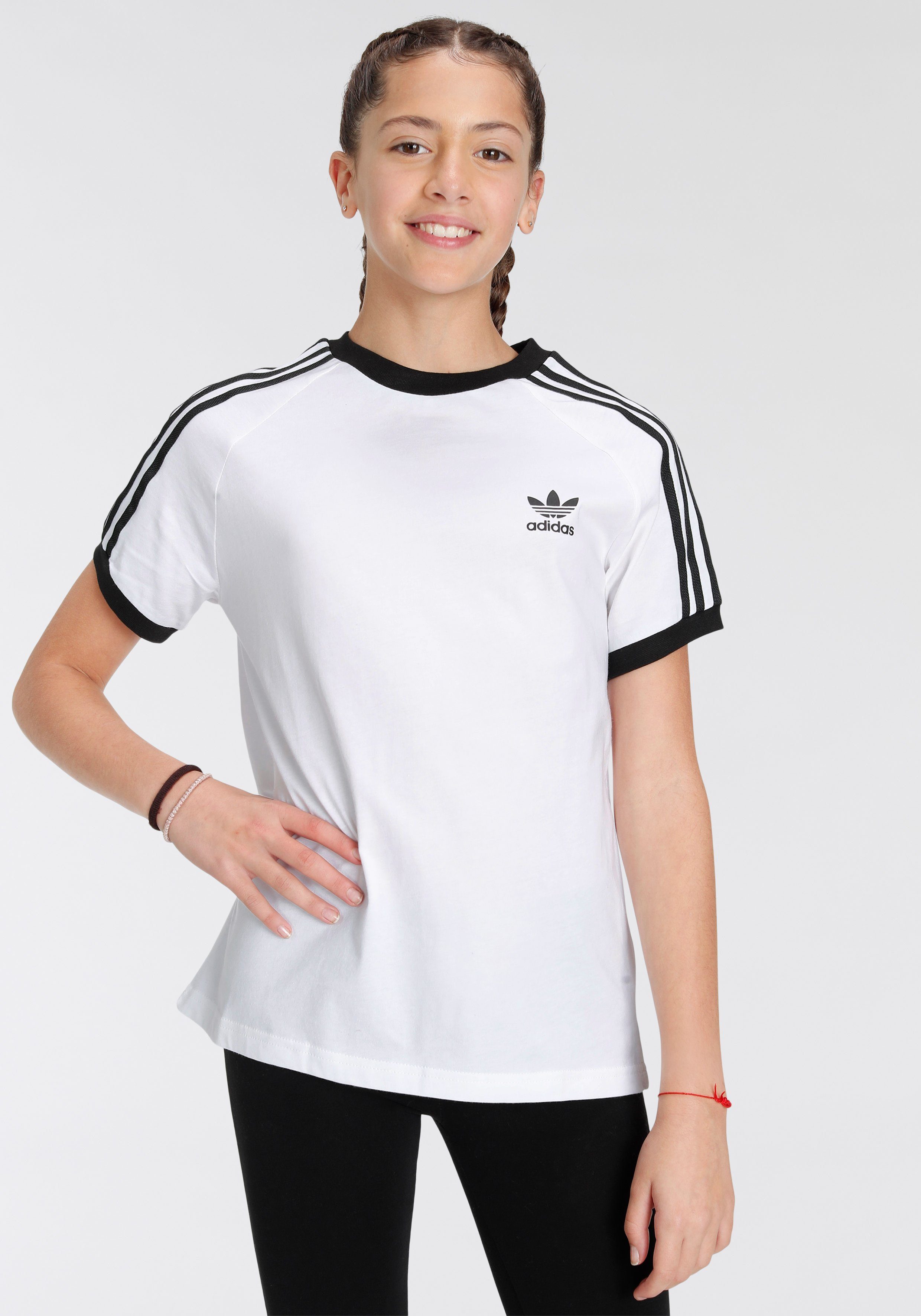 Originals 3-STREIFEN T-Shirt ADICOLOR adidas White