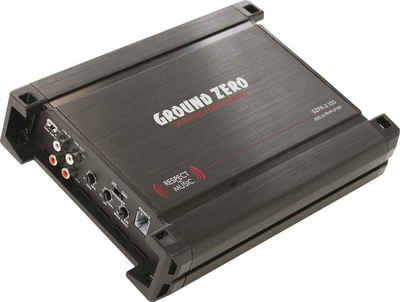 Ground Zero Ferrum Auto Verstärker 2-Kanal Endstufe GZFA 2.100 Audioverstärker (170 W)