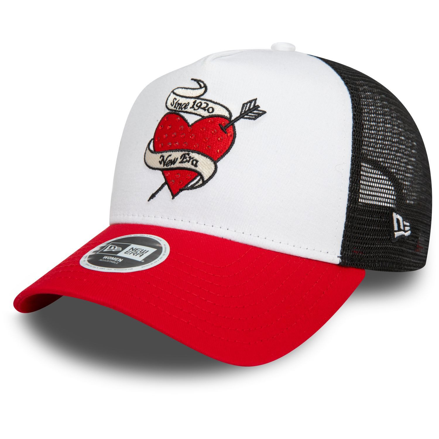 New Era Baseball Cap AFrame Trucker RHINESTONE