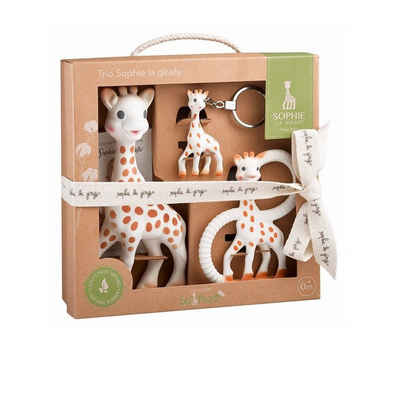 Vulli Neugeborenen-Geschenkset Sophie la girafe 3tlg mit Beißtier, Beißring und Anhänger