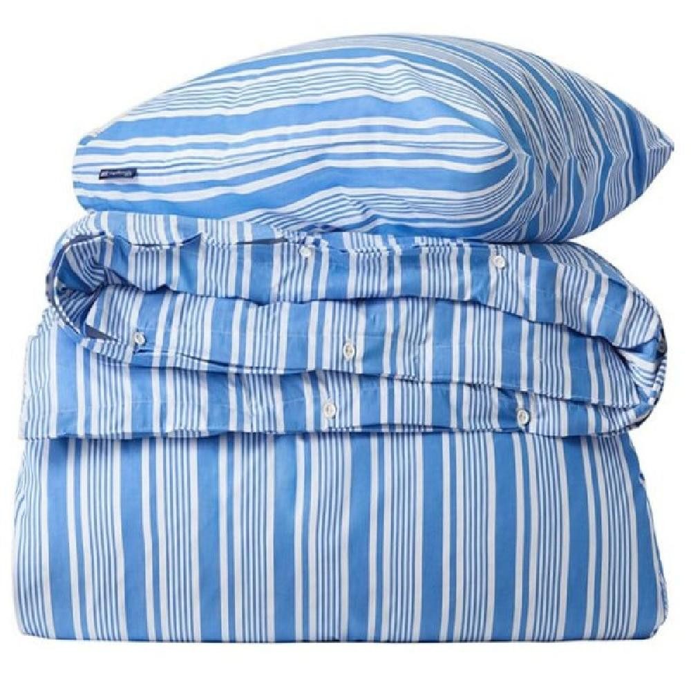 Lexington Bettwäsche Bettwäsche Blau Weiß Gestreift günstig online kaufen