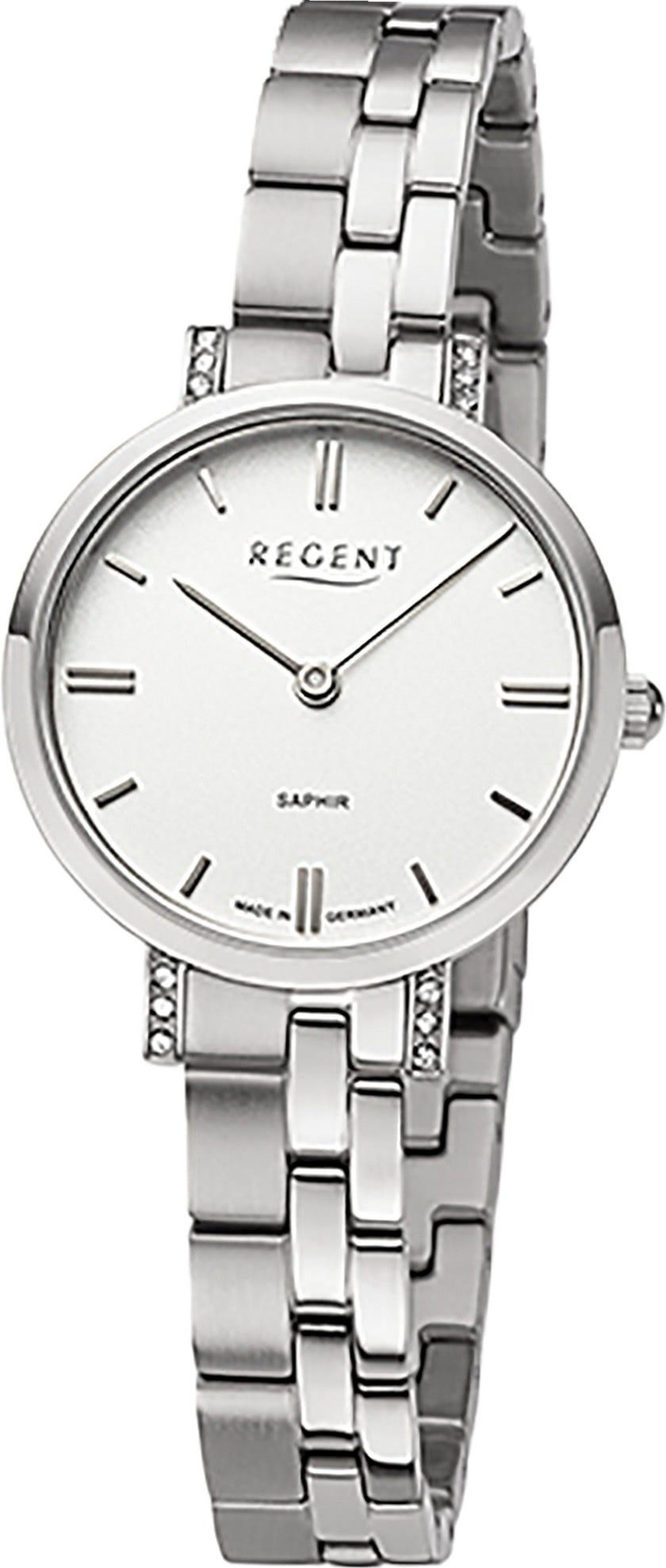 Quarzuhr Regent Damen Armbanduhr Analoganzeige