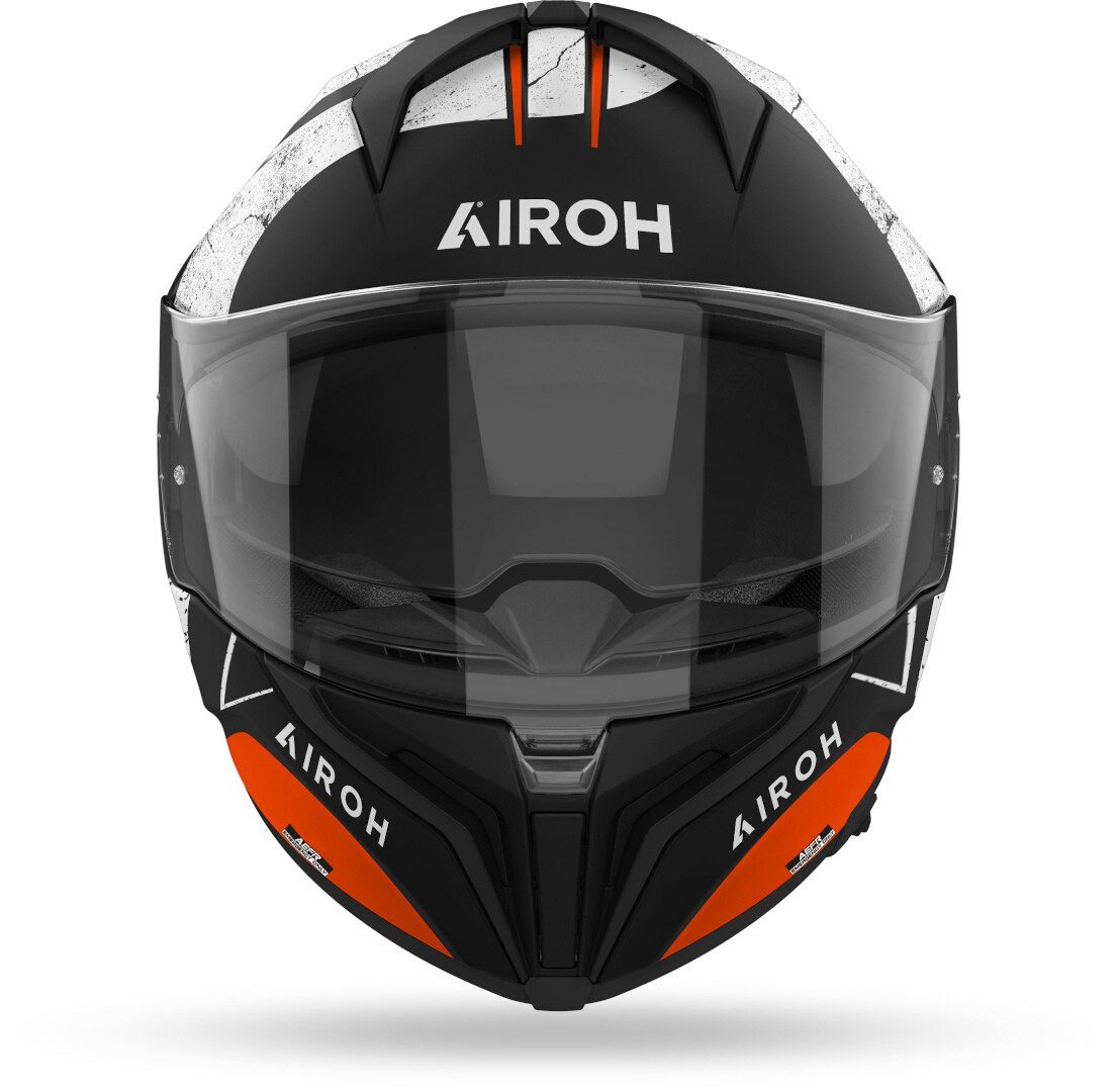 Airoh Motorradhelm Matryx Scope Helm, Notfallsystem-Polsterung (EQRS),integriertes Sonnenvisier