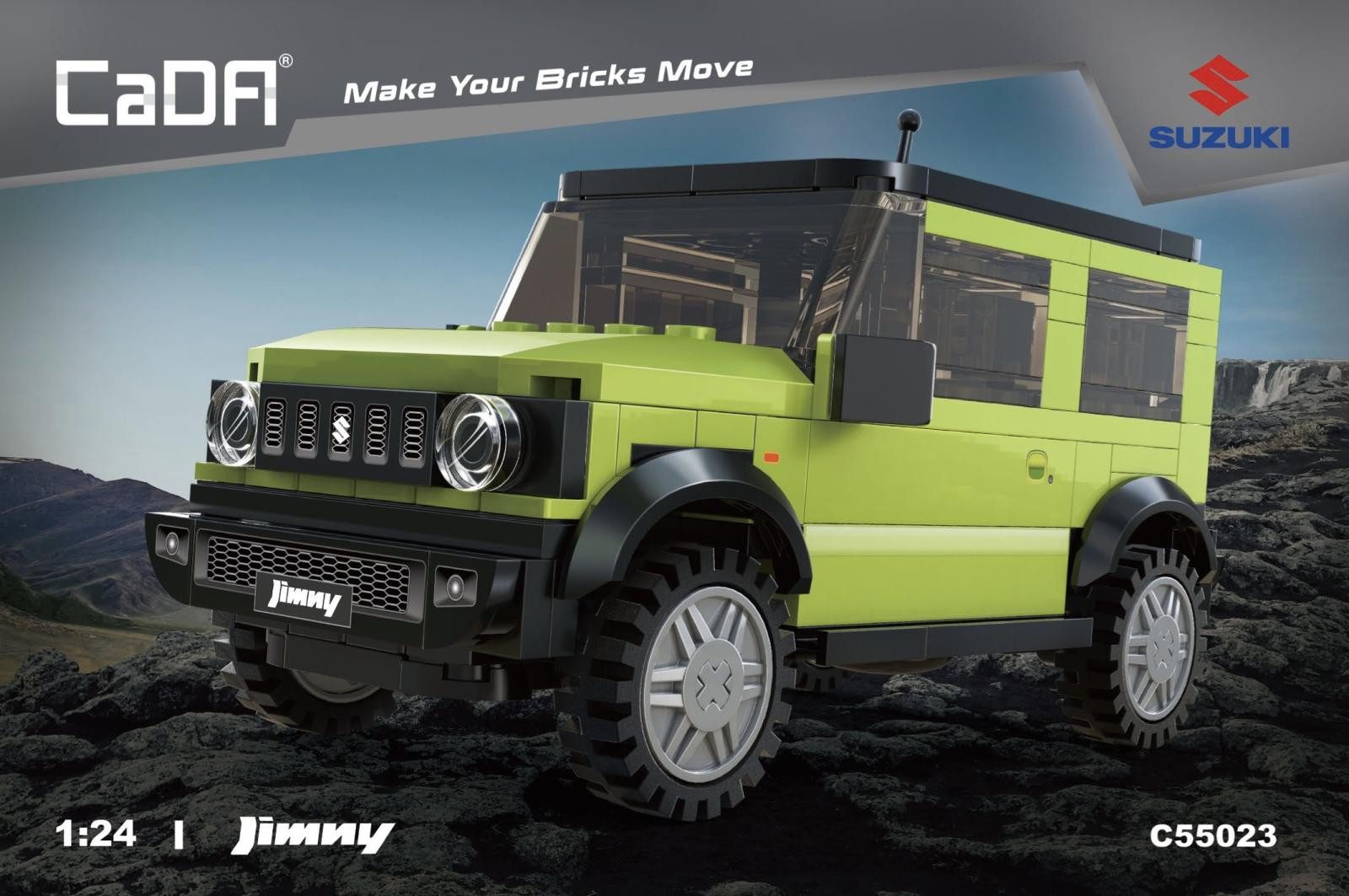 CaDA CaDA Suzuki Jimny 1/24 (192 Teile) (neue Version) Konstruktionsspielsteine