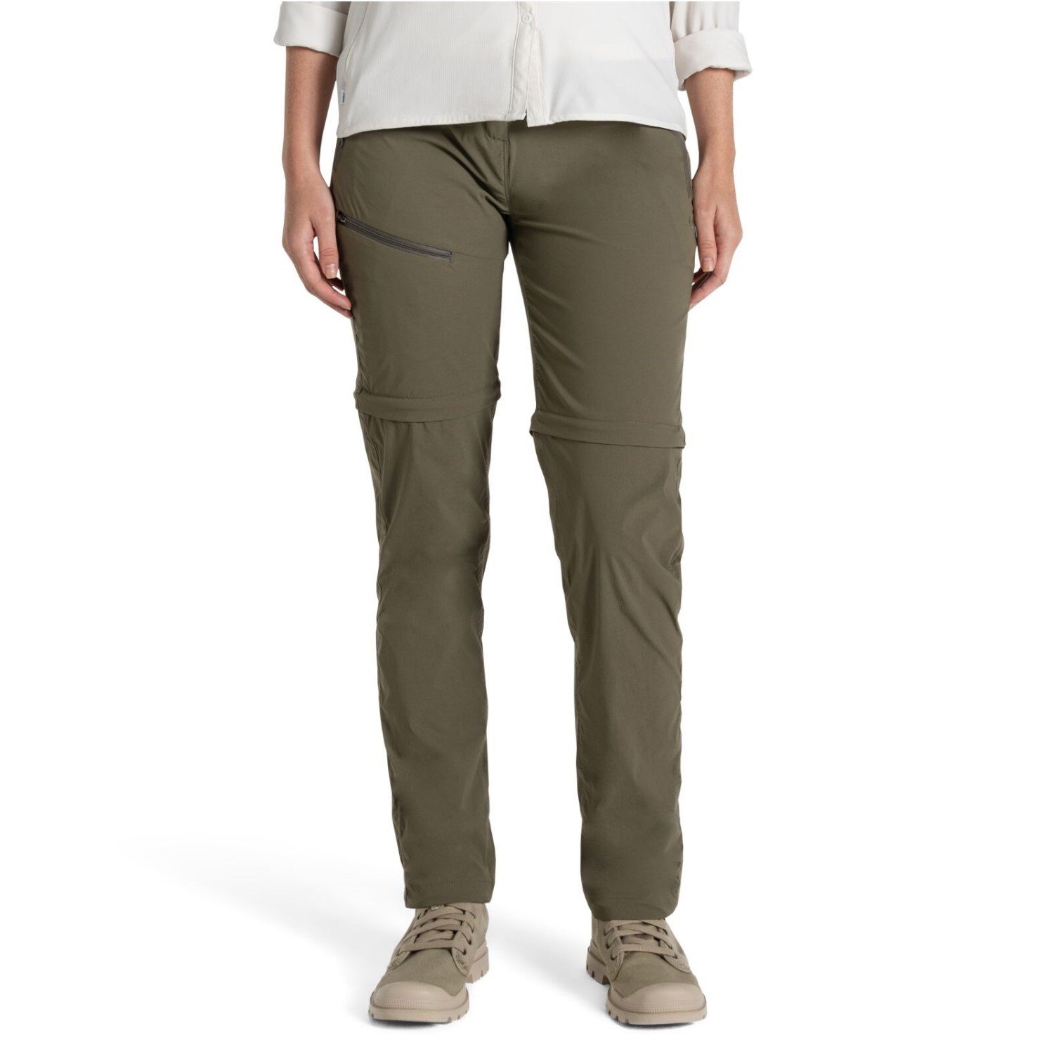 Craghoppers Outdoorhose NosiLife Zip-off Outdoorhose Insektenabweisend in Kurzgröße (0-tlg)