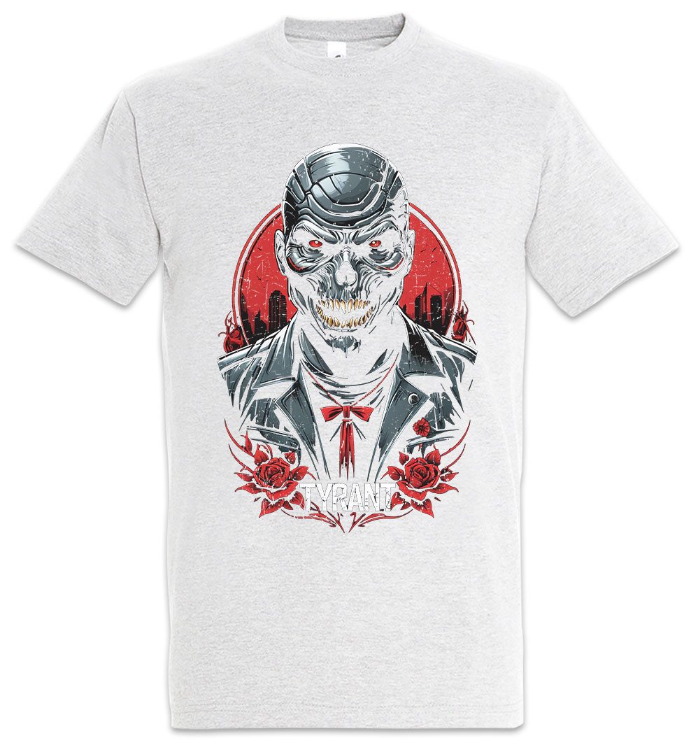 Urban Backwoods Print-Shirt Oldschool Tyrant Herren T-Shirt Evil Horror Racoon Resident City (1-tlg) Umbrella Corp Corporation Zombies
