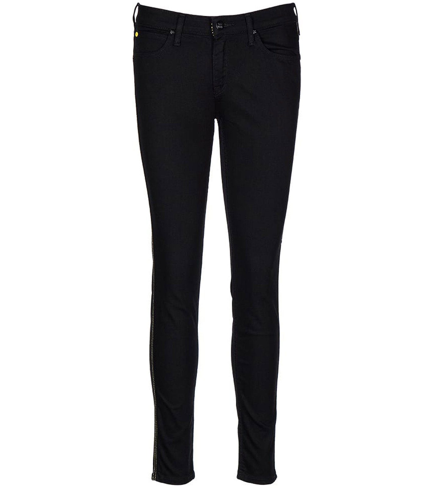 Lee® Regular-fit-Jeans Lee x Scarlett Skinny-Fit-Jeans reizende Denim-Hose  für Frauen im Five-Pocket-Style Party-Jeans Schwarz