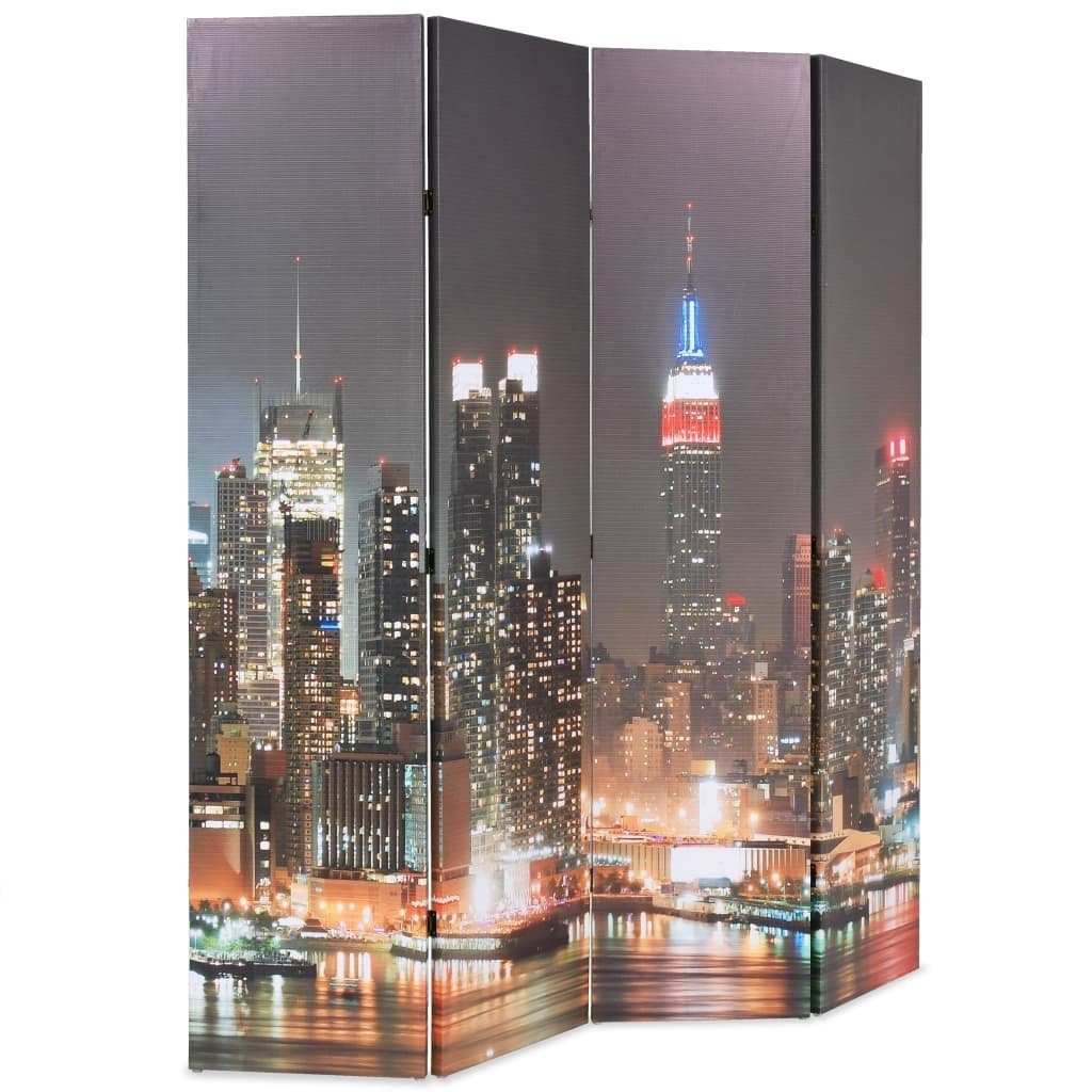 furnicato Raumteiler 3-teilig 160 x 170 cm mit New York Skyline, 1-tlg.