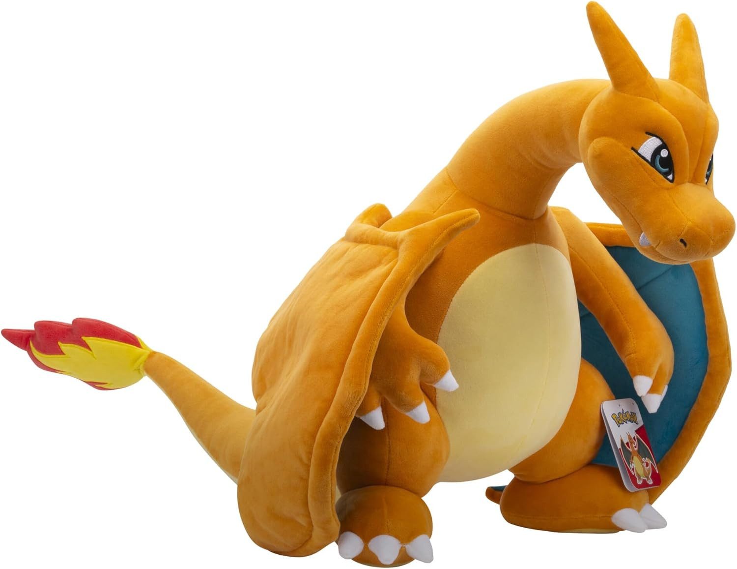 Jazwares Kuscheltier Pokémon Glurak Kuscheltier 60 cm – Jazwares offiziell lizenziert