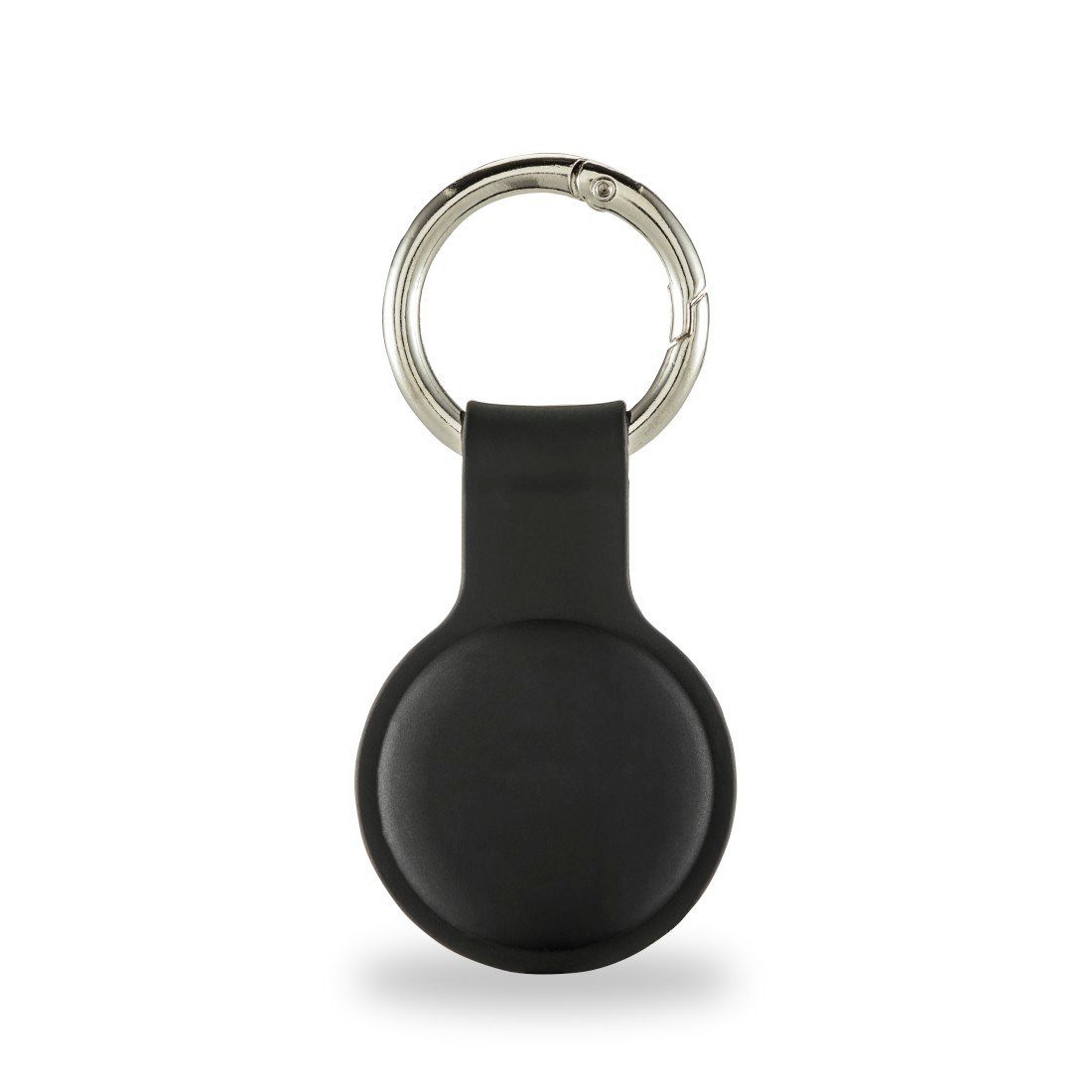 Hama Schlüsselanhänger Schlüsselanhänger für Apple AirTag, Schutzhülle, Ortung, Silikon schwarz
