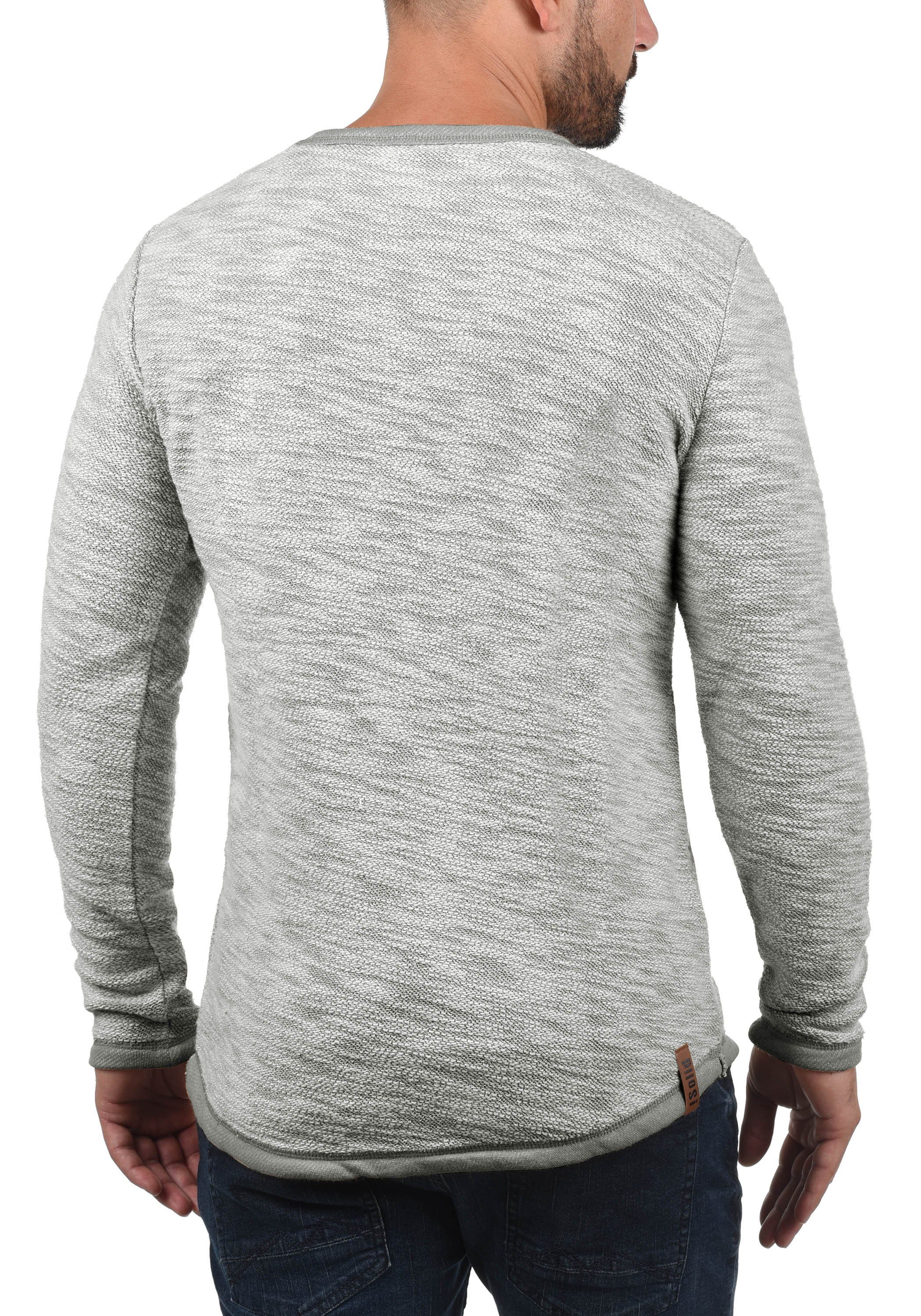 Solid Sweatshirt SDFlocks Sweatpullover Mid Grey aus Material (2842) Flock-Sweat