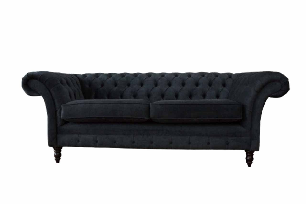 Sofa Couch Wohnzimmer Sofas Chesterfield-Sofa, Elegant Dreisitzer JVmoebel Chesterfield