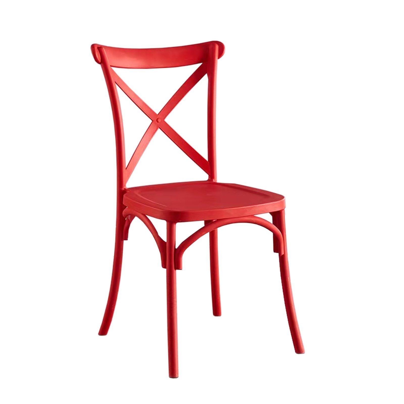 Bryne Rot Küchenstuhl Stuhl Gartenstuhl 20 Stapelstuhl Stapelstuhl Set Esszimmerstuhl HTI-Living (Set, St), er Bistrostuhl 20