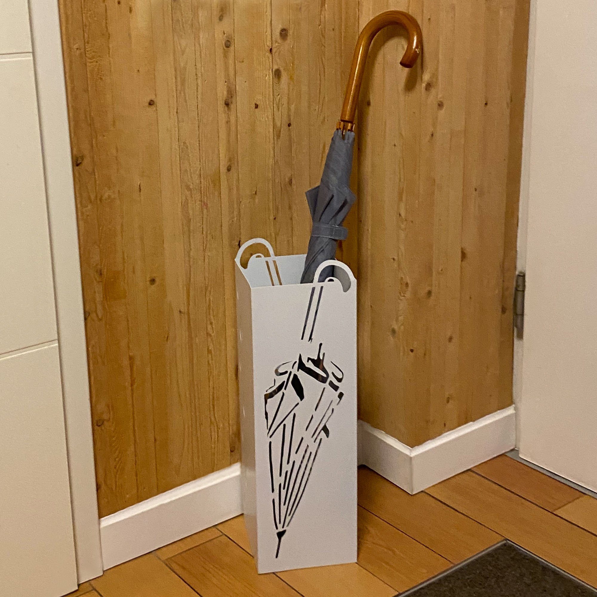 UNUS HOME Schirmständer mit Abtropfschale, Regenschirm-Dekor (49x15,7x15,7c günstig online kaufen